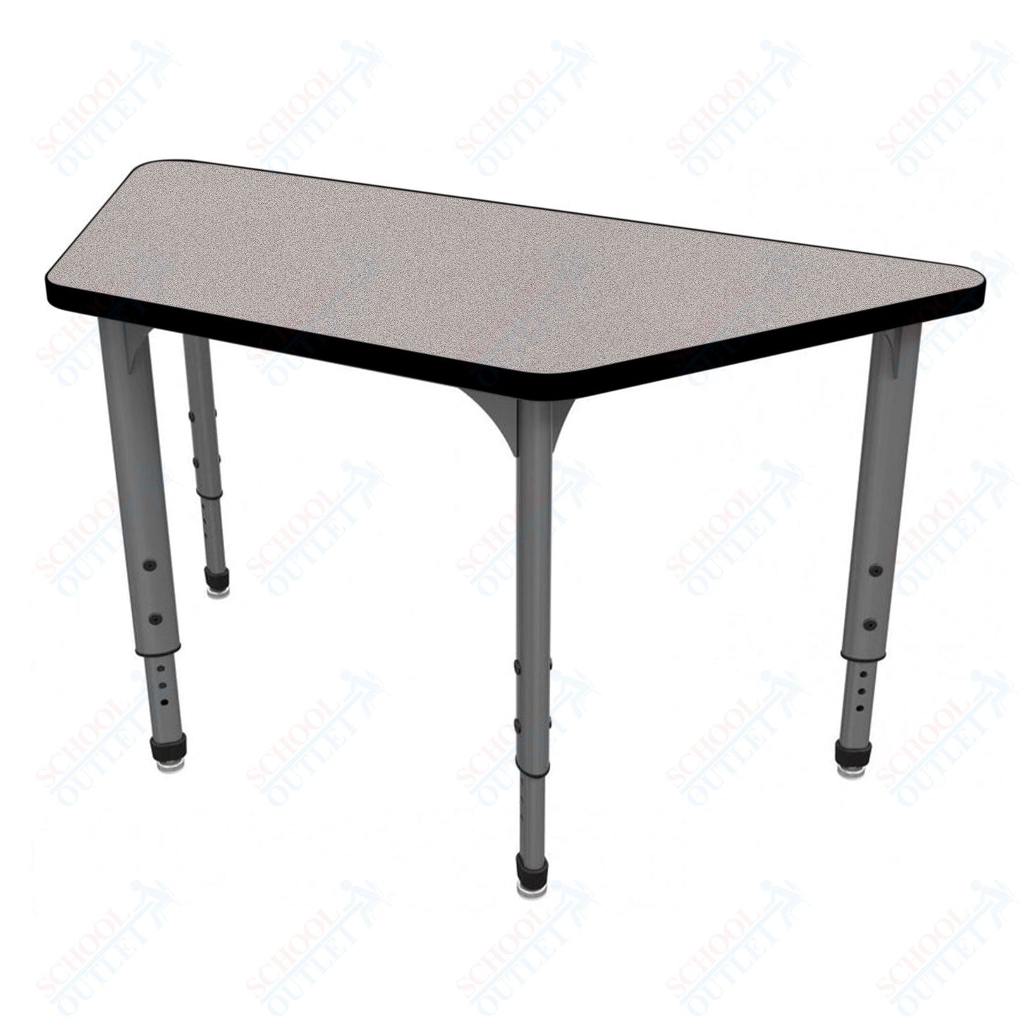 Marco Apex Series Trapezoid School Activity Table 30" x 60" Adjustable Height 21"-30" (38-2287-MA)