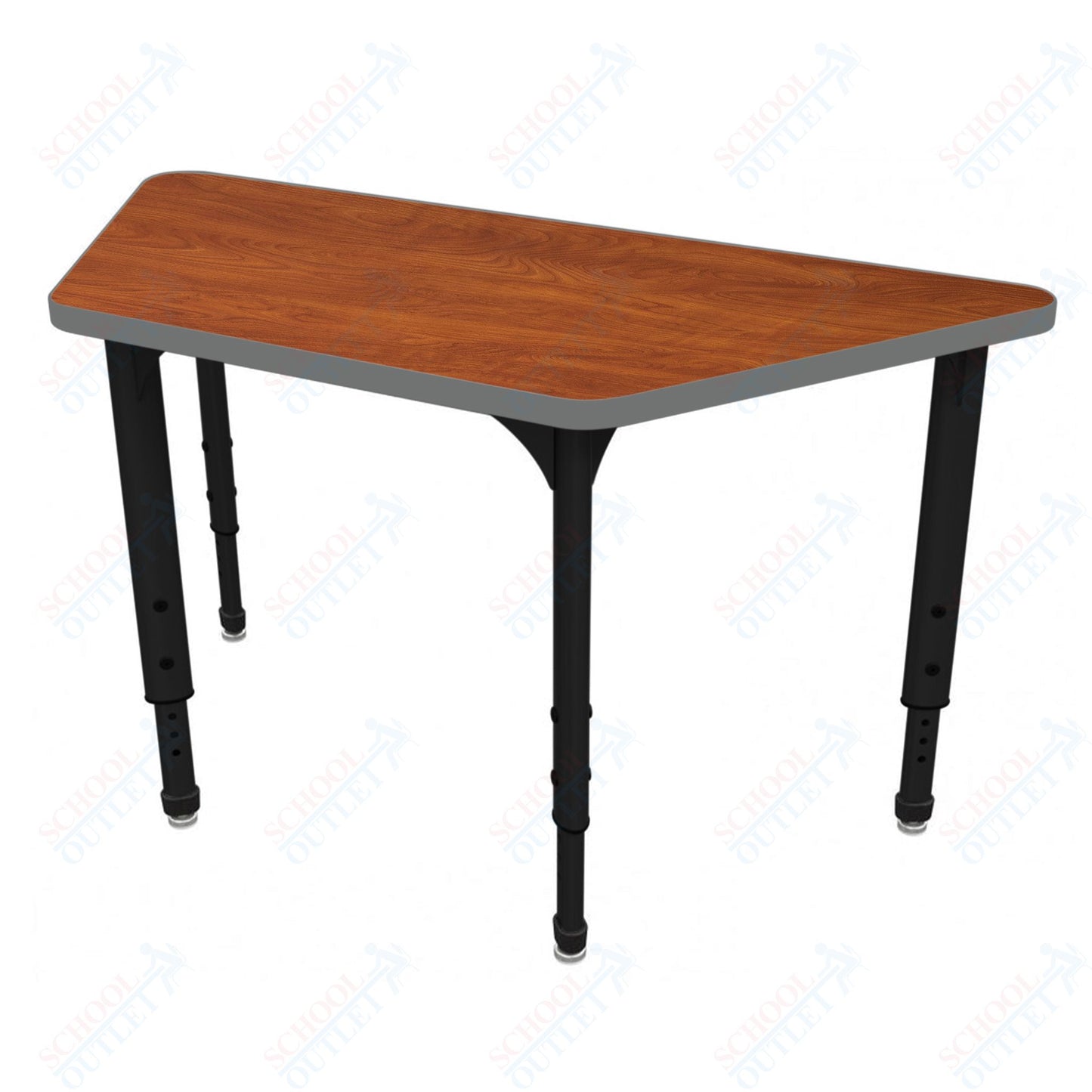 Marco Apex Series Trapezoid School Activity Table 30" x 60" Adjustable Height 21"-30" (38-2287-MA)