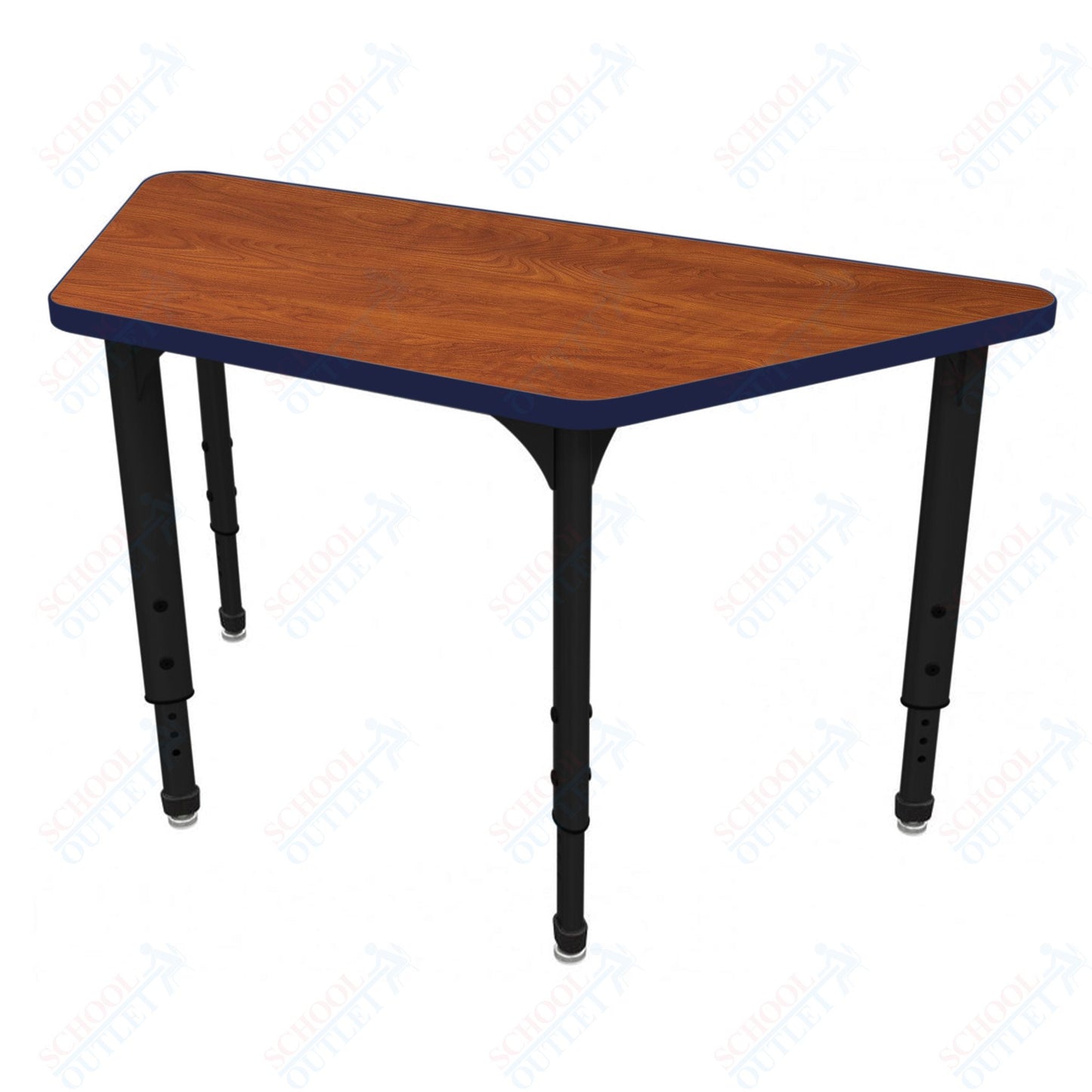 Marco Apex Series Trapezoid School Activity Table 30" x 60" Adjustable Height 21"-30" (38-2287-MA)
