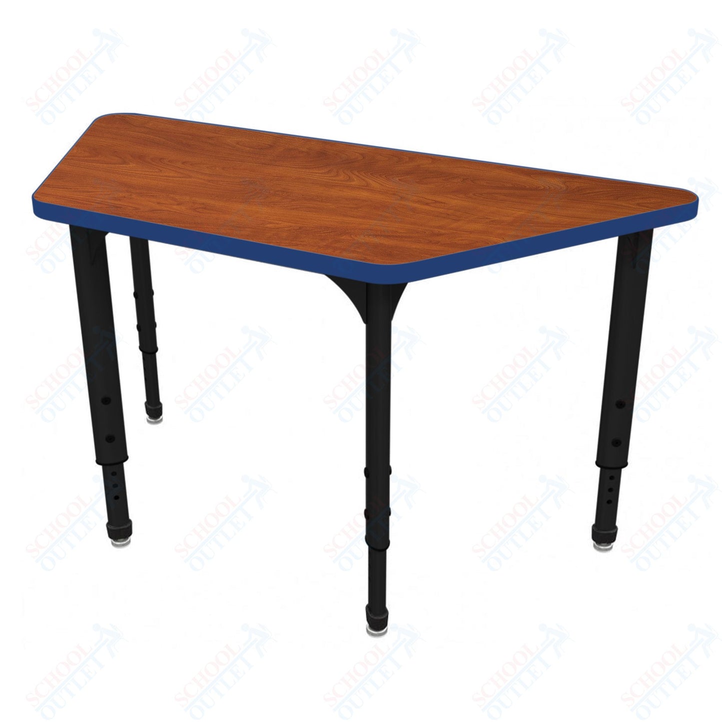 Marco Apex Series Trapezoid School Activity Table 30" x 60" Adjustable Height 21"-30" (38-2287-MA)