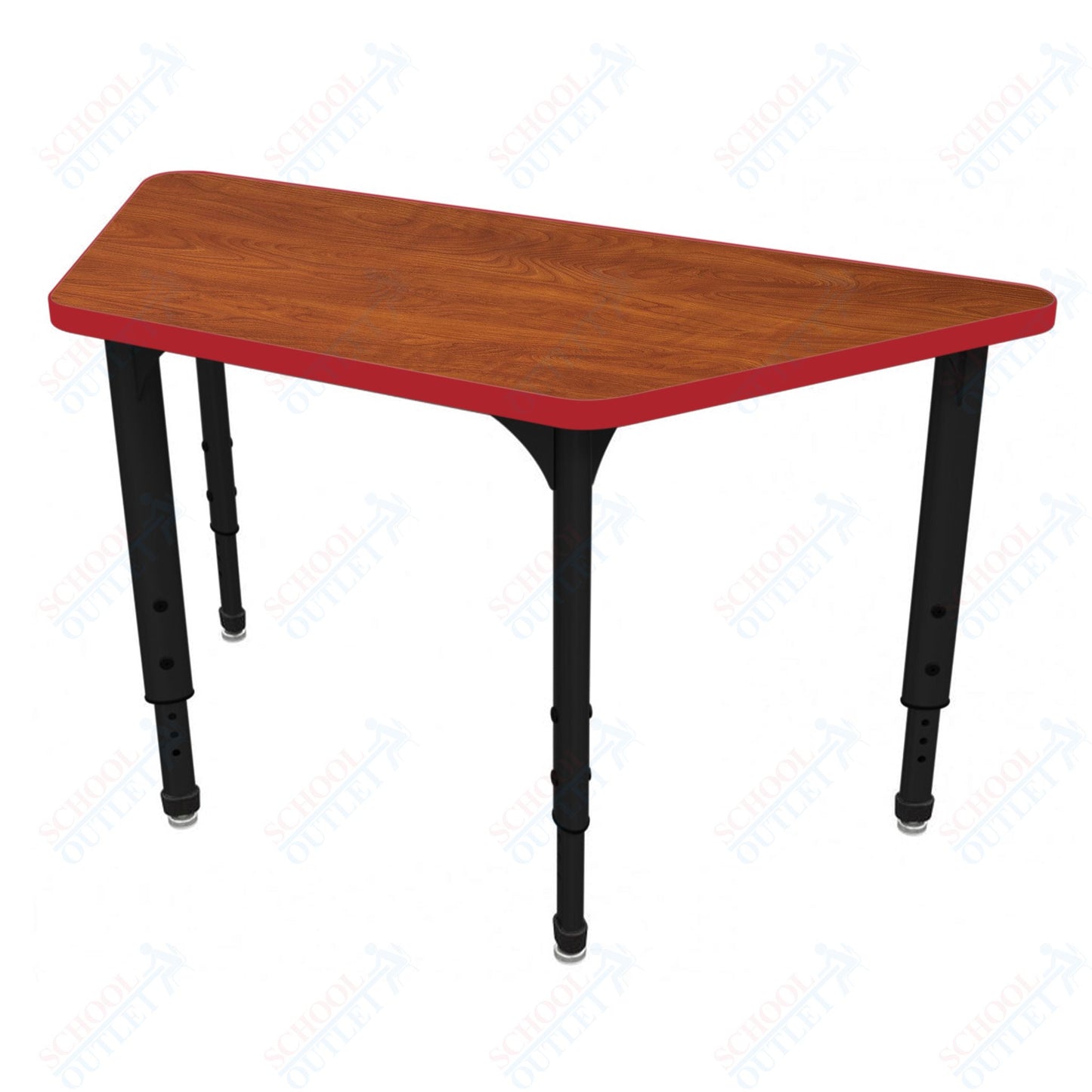 Marco Apex Series Trapezoid School Activity Table 30" x 60" Adjustable Height 21"-30" (38-2287-MA)