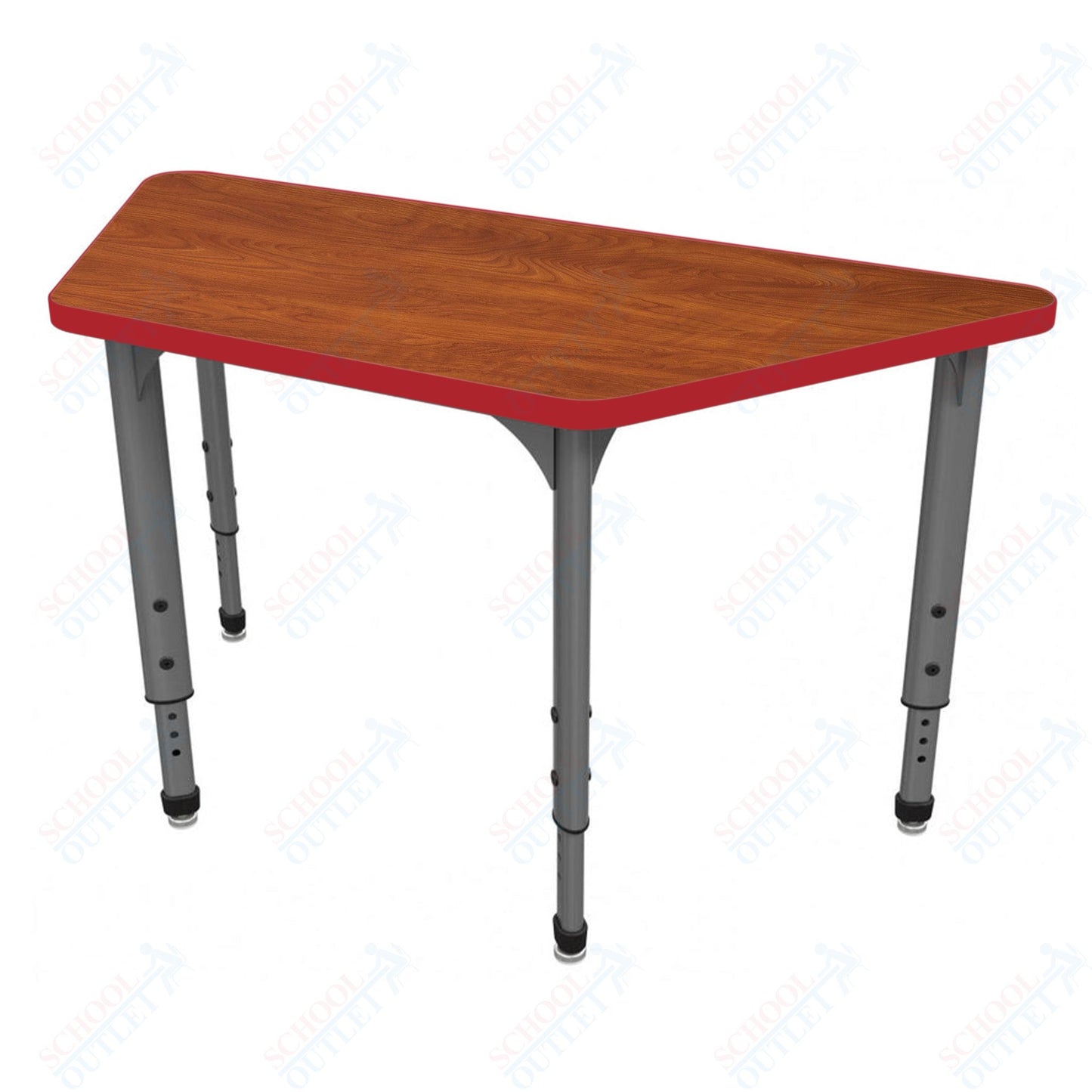 Marco Apex Series Trapezoid School Activity Table 30" x 60" Adjustable Height 21"-30" (38-2287-MA)