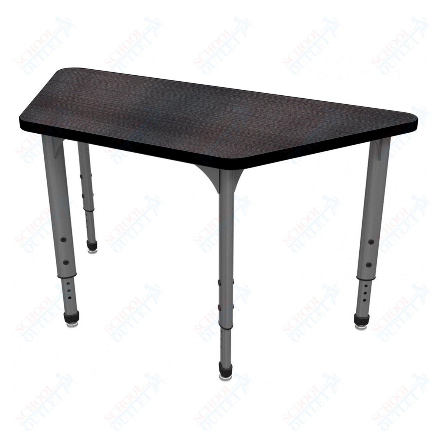 Marco Apex Series Trapezoid School Activity Table 30" x 60" Adjustable Height 21"-30" (38-2287-MA)