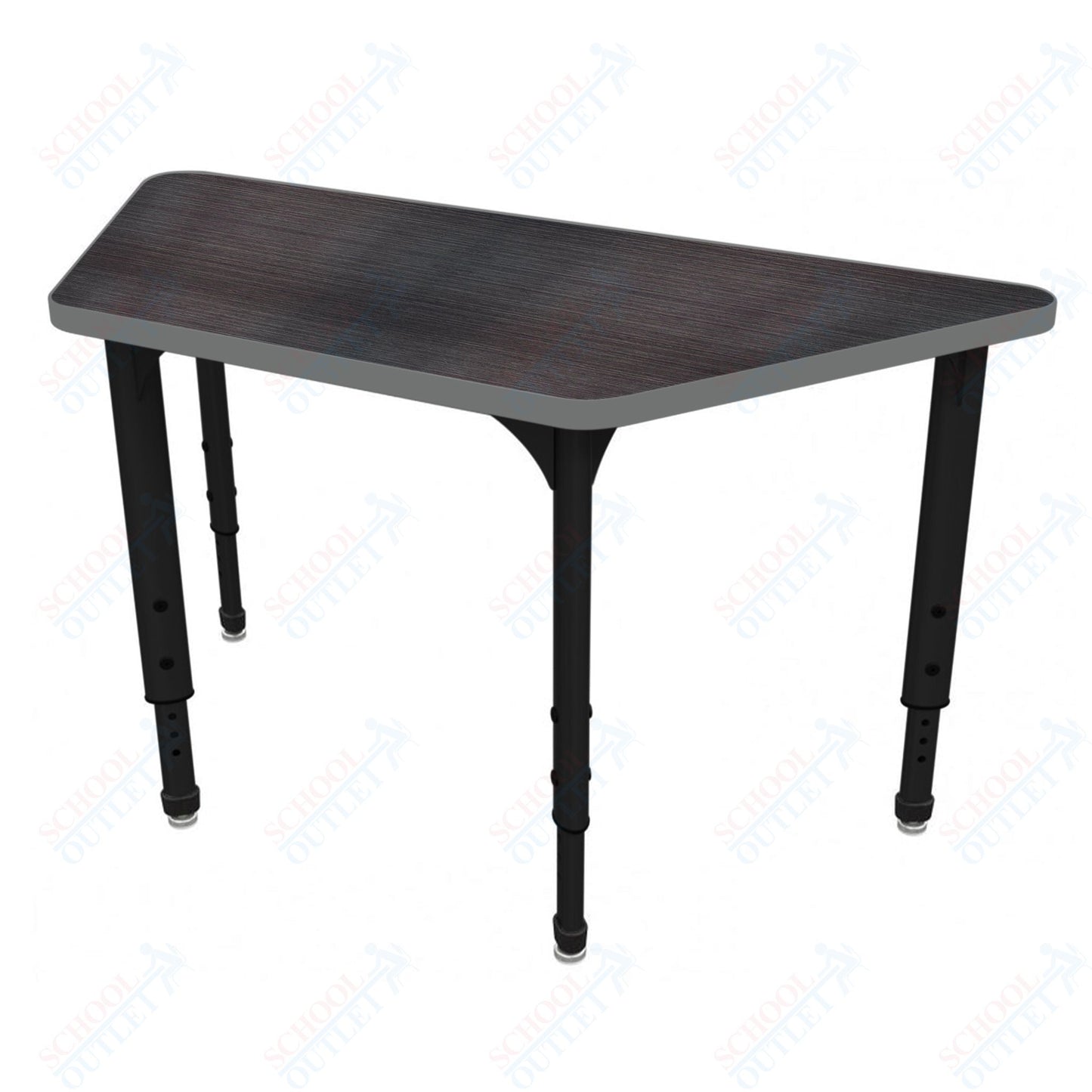 Marco Apex Series Trapezoid School Activity Table 30" x 60" Adjustable Height 21"-30" (38-2287-MA)