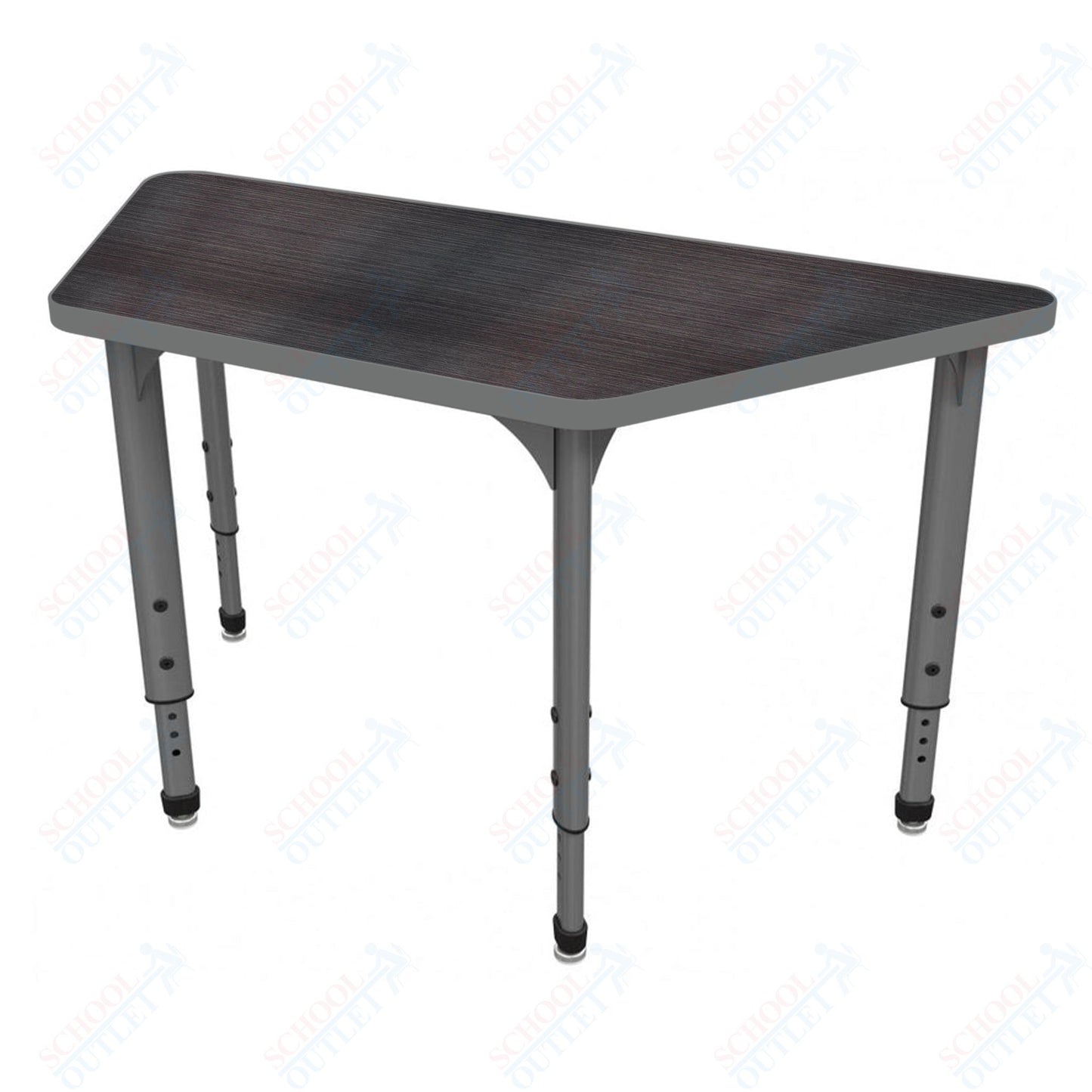 Marco Apex Series Trapezoid School Activity Table 30" x 60" Adjustable Height 21"-30" (38-2287-MA)