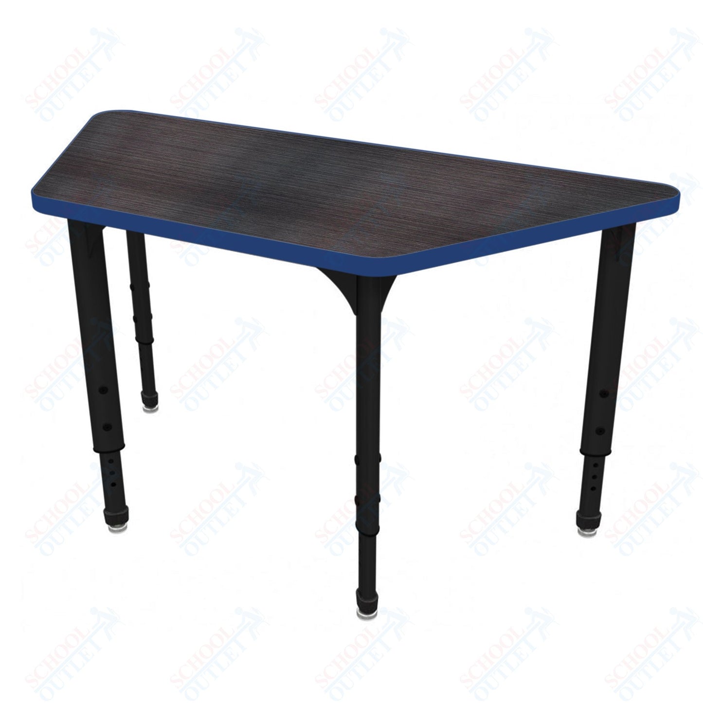 Marco Apex Series Trapezoid School Activity Table 30" x 60" Adjustable Height 21"-30" (38-2287-MA)