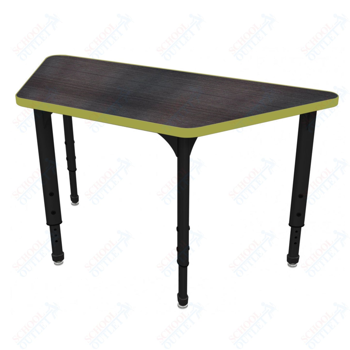 Marco Apex Series Trapezoid School Activity Table 30" x 60" Adjustable Height 21"-30" (38-2287-MA)