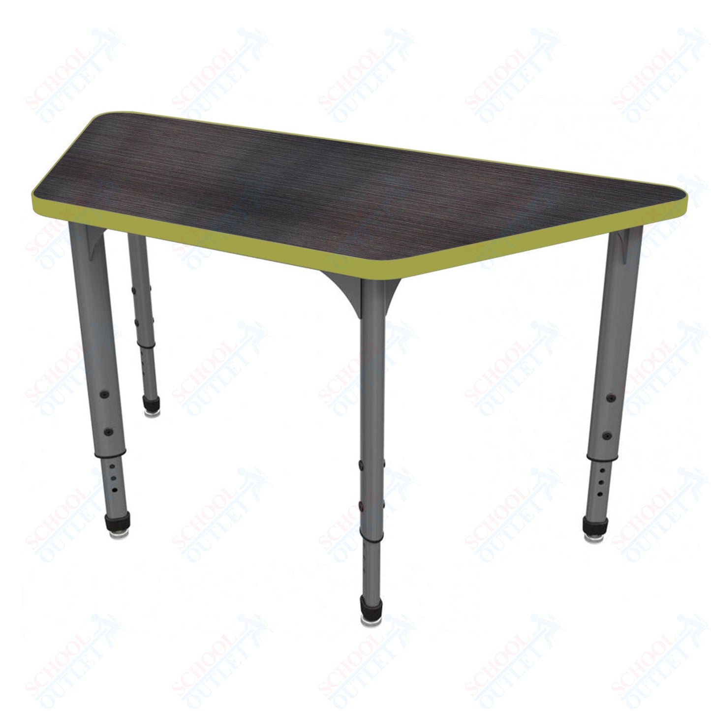 Marco Apex Series Trapezoid School Activity Table 30" x 60" Adjustable Height 21"-30" (38-2287-MA)