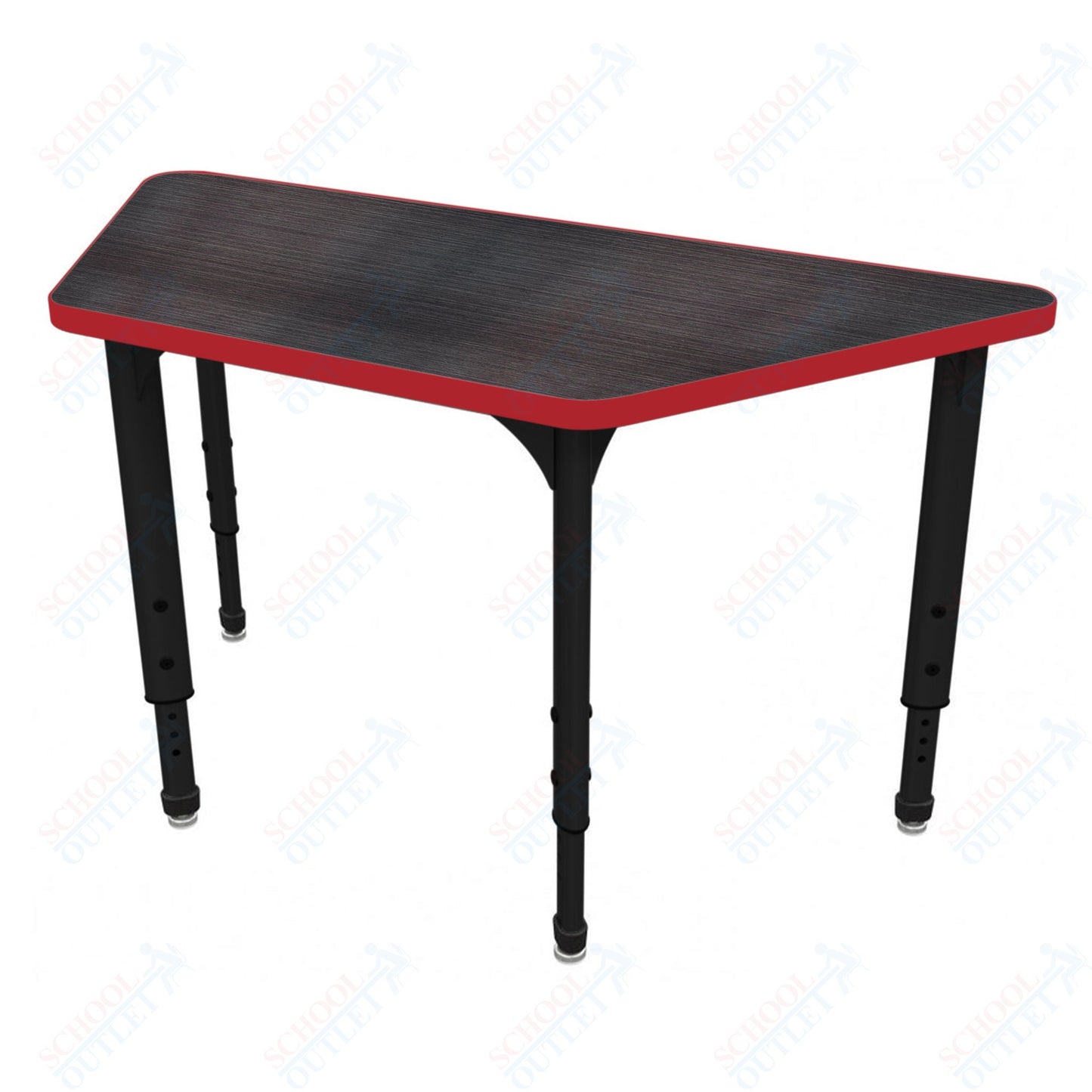 Marco Apex Series Trapezoid School Activity Table 30" x 60" Adjustable Height 21"-30" (38-2287-MA)