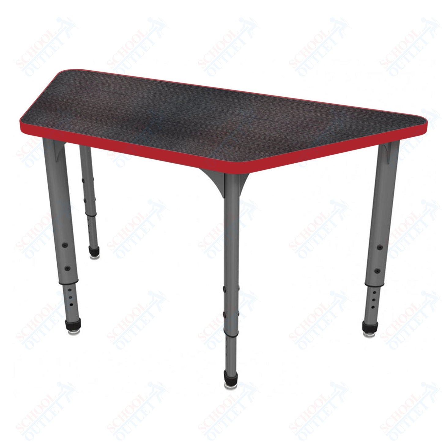 Marco Apex Series Trapezoid School Activity Table 30" x 60" Adjustable Height 21"-30" (38-2287-MA)