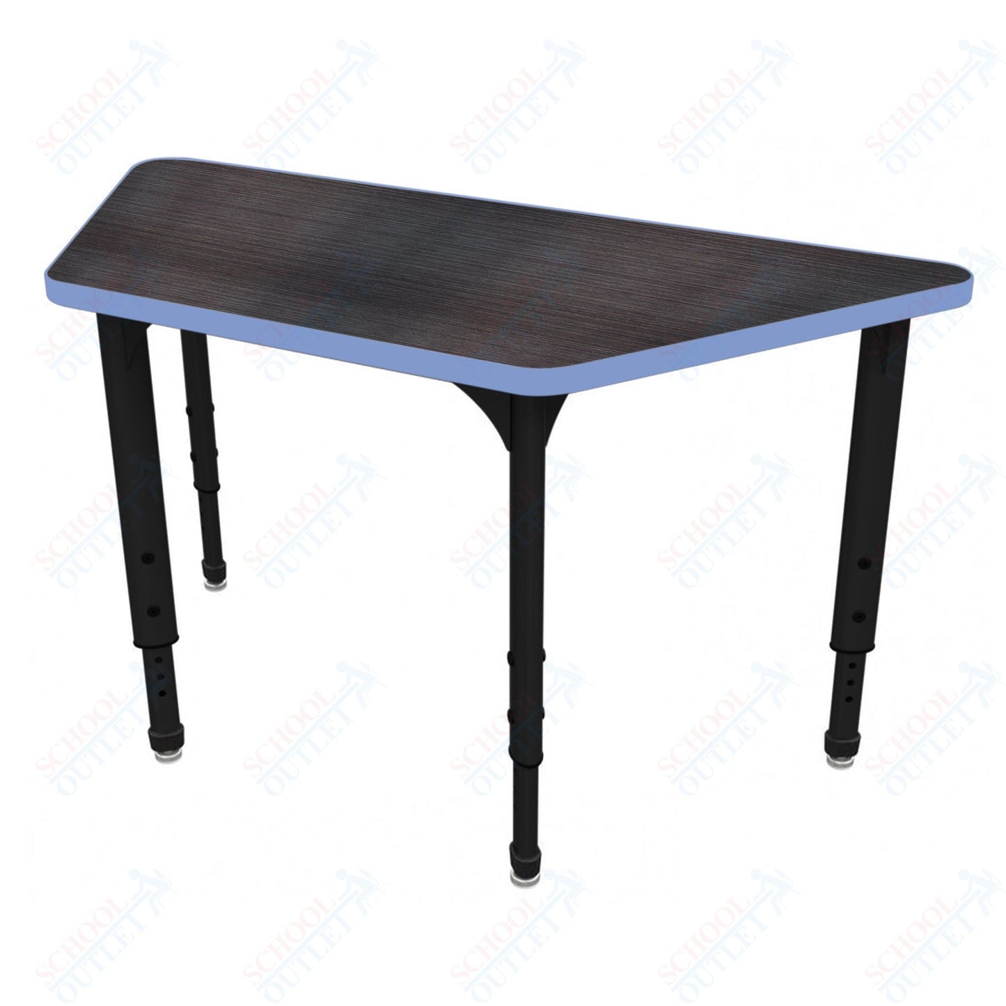 Marco Apex Series Trapezoid School Activity Table 30" x 60" Adjustable Height 21"-30" (38-2287-MA)