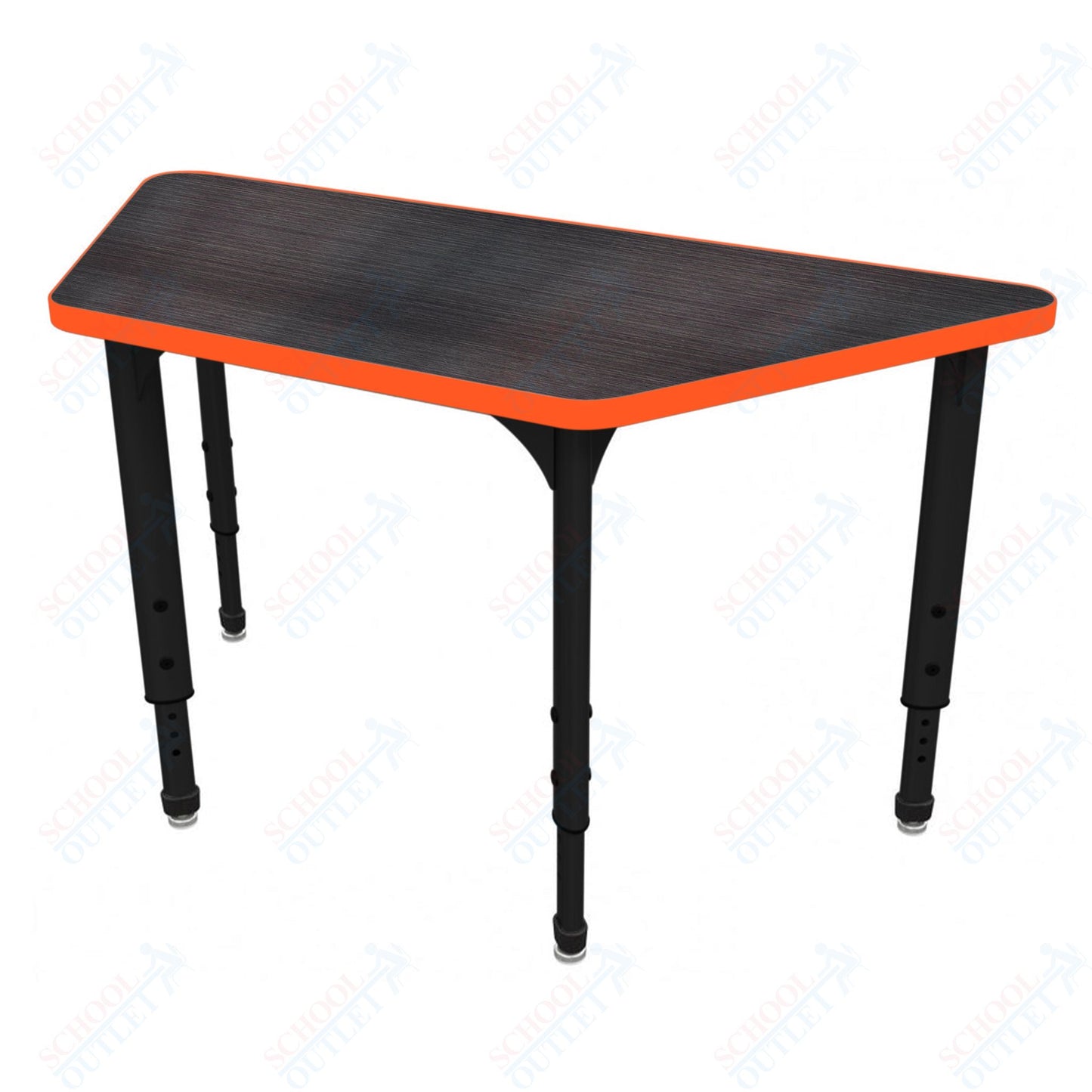 Marco Apex Series Trapezoid School Activity Table 30" x 60" Adjustable Height 21"-30" (38-2287-MA)