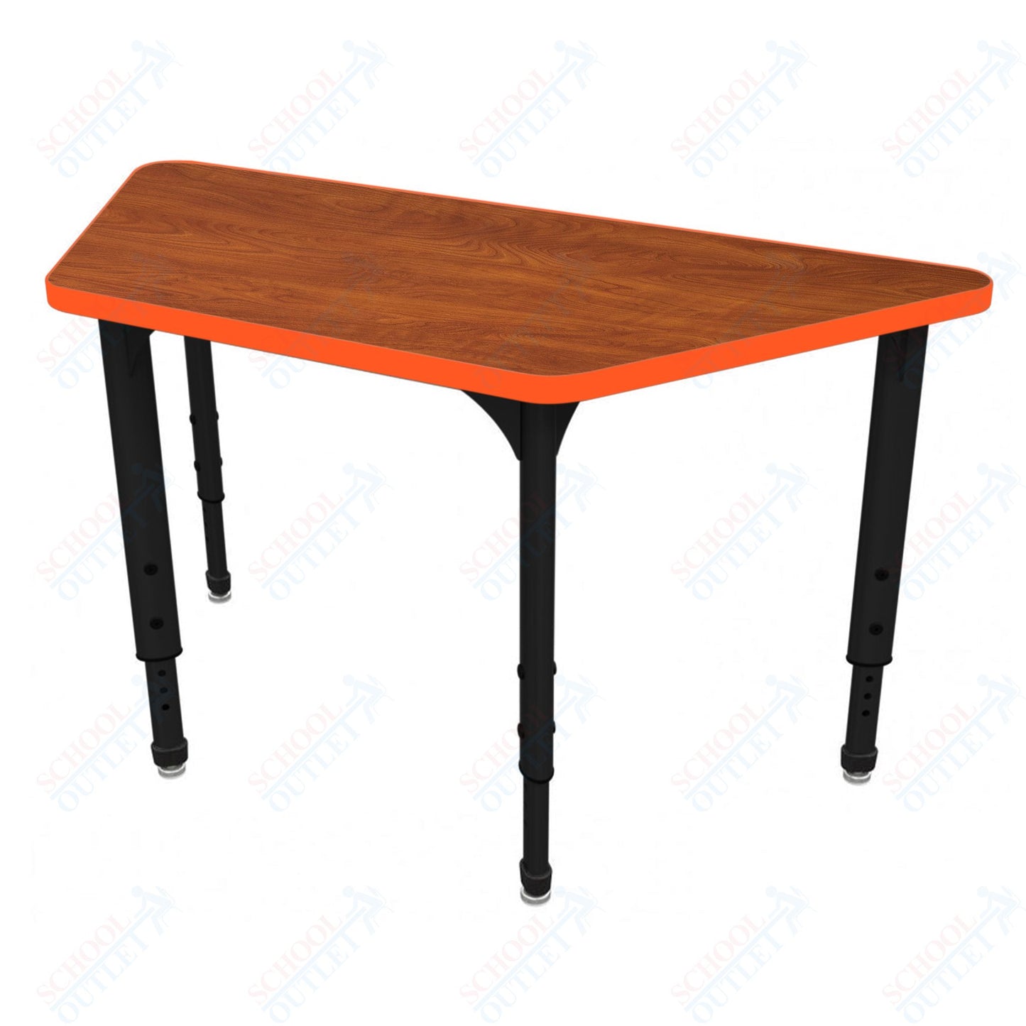 Marco Apex Series Trapezoid School Activity Table 30" x 60" Adjustable Height 21"-30" (38-2287-MA)