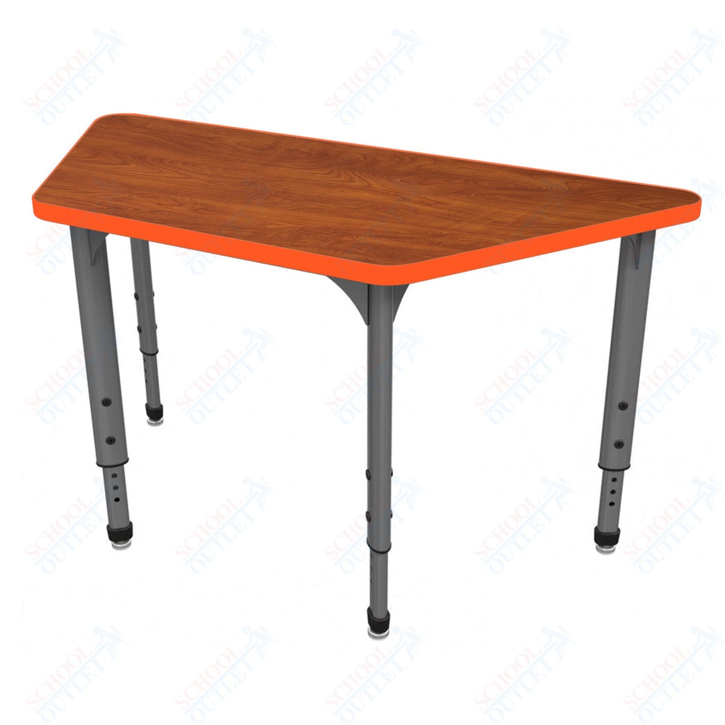 Marco Apex Series Trapezoid School Activity Table 30" x 60" Adjustable Height 21"-30" (38-2287-MA)