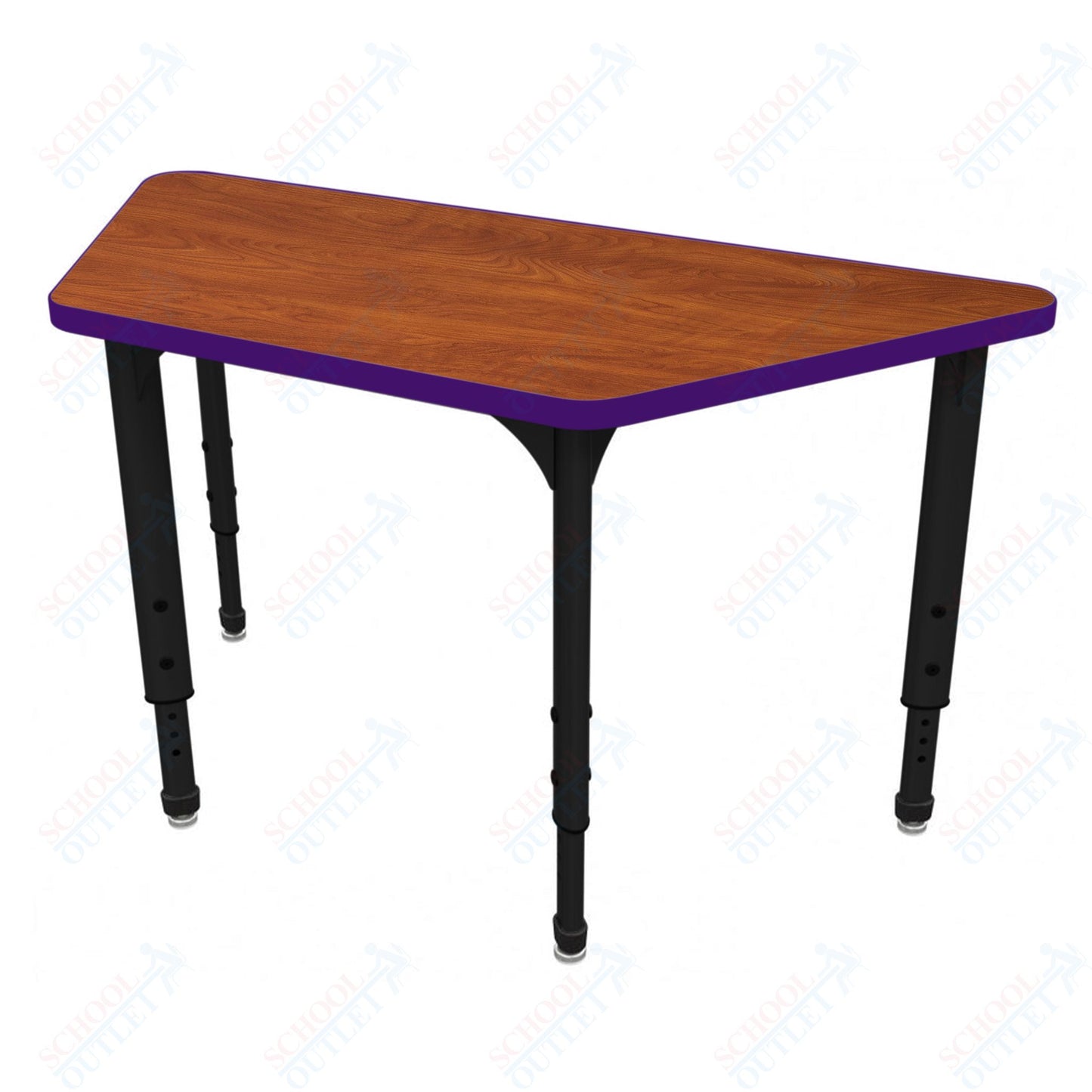 Marco Apex Series Trapezoid School Activity Table 30" x 60" Adjustable Height 21"-30" (38-2287-MA)