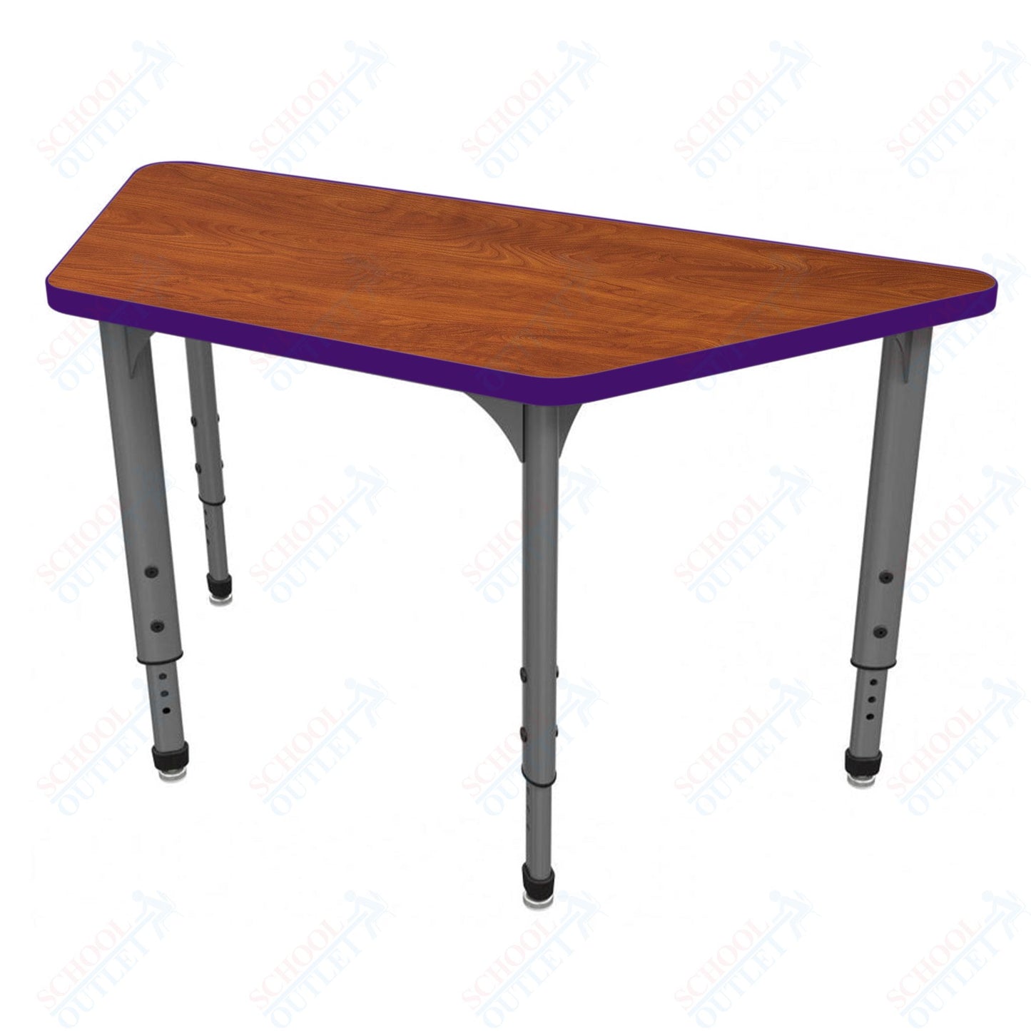 Marco Apex Series Trapezoid School Activity Table 30" x 60" Adjustable Height 21"-30" (38-2287-MA)