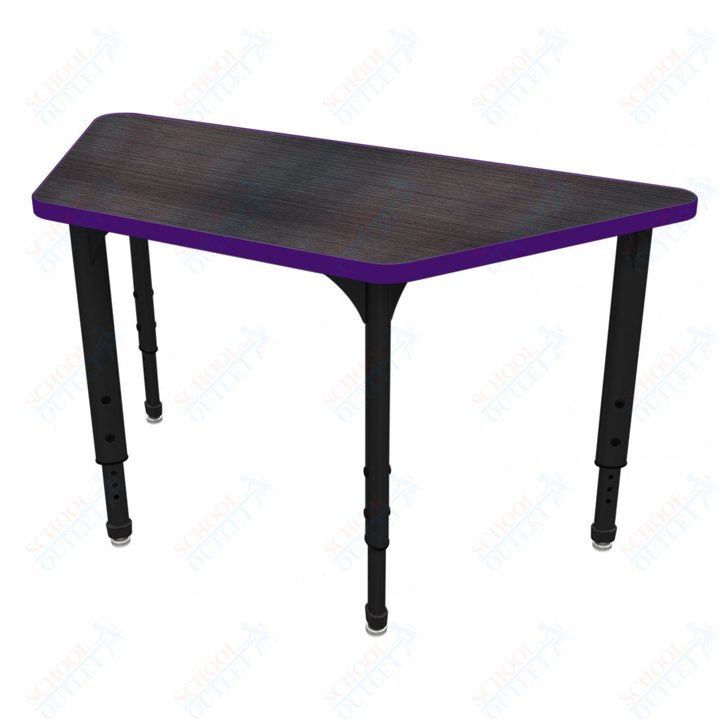 Marco Apex Series Trapezoid School Activity Table 30" x 60" Adjustable Height 21"-30" (38-2287-MA)