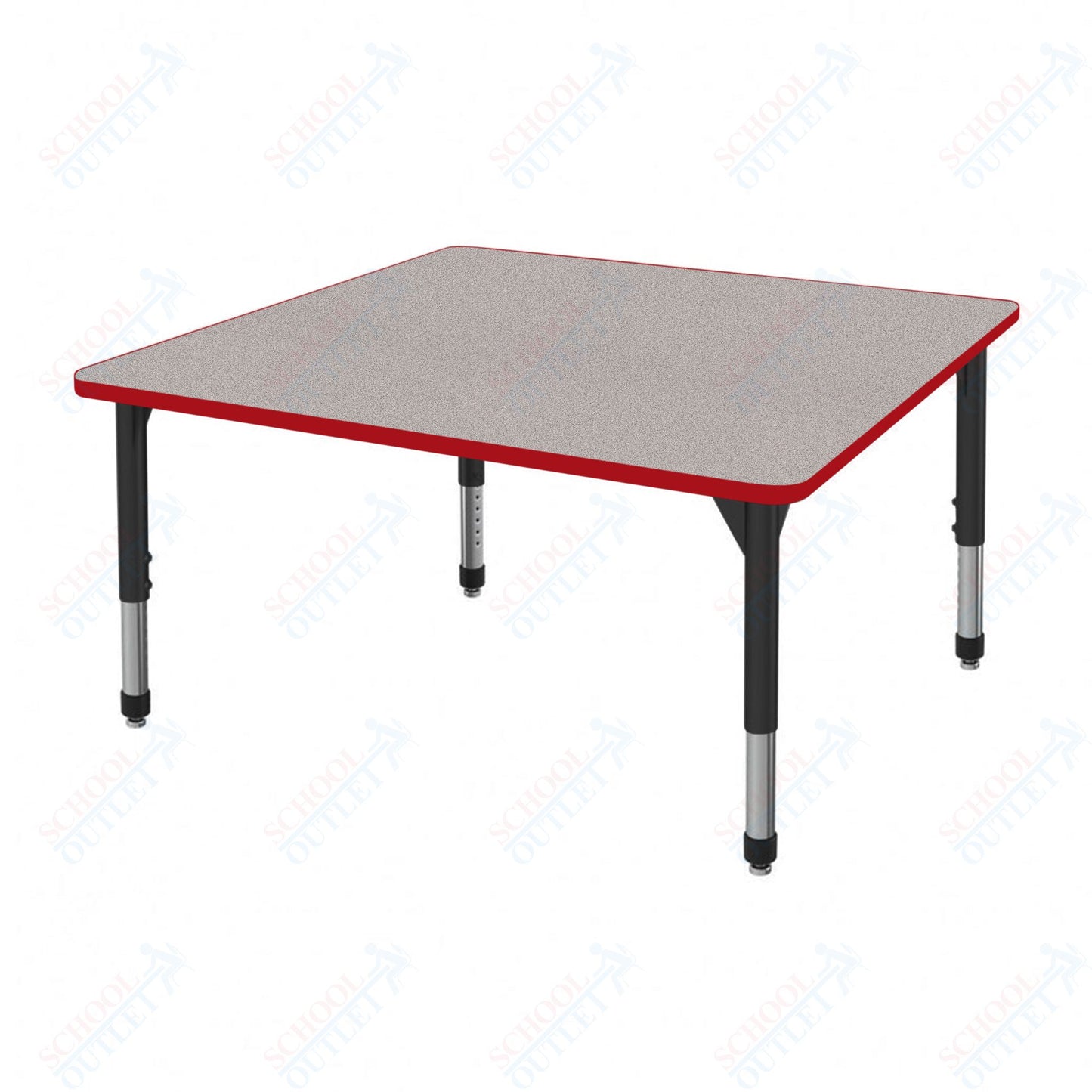 Marco Premier Series 36" Square Stand-Up Table Adjustable Height 32"-42" (43-2212-MA)