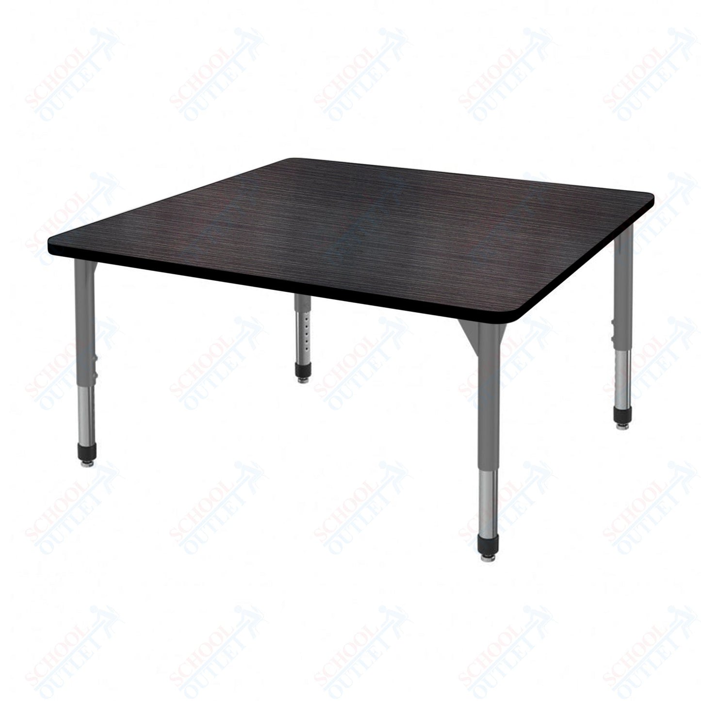 Marco Premier Series 36" Square Stand-Up Table Adjustable Height 32"-42" (43-2212-MA)