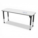 Marco Premier Series Rectangle Collaborative Desk w/ Dry Erase HPL Top 20