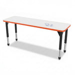 Marco Premier Series Rectangle Collaborative Desk w/ Dry Erase HPL Top 20