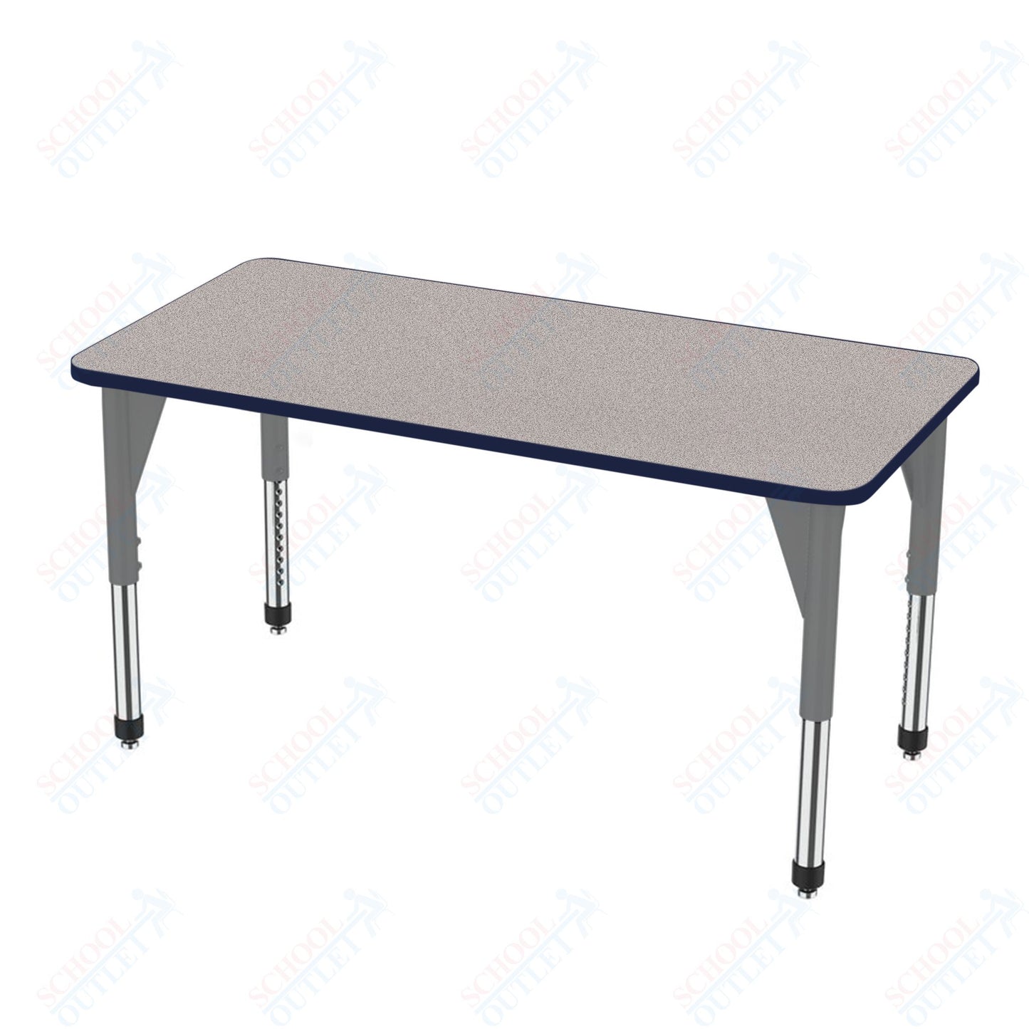 Marco Premier Series Rectangle Stand-Up Table 24" x 48" Adjustable Height 32"-42" (43-2226-MA)