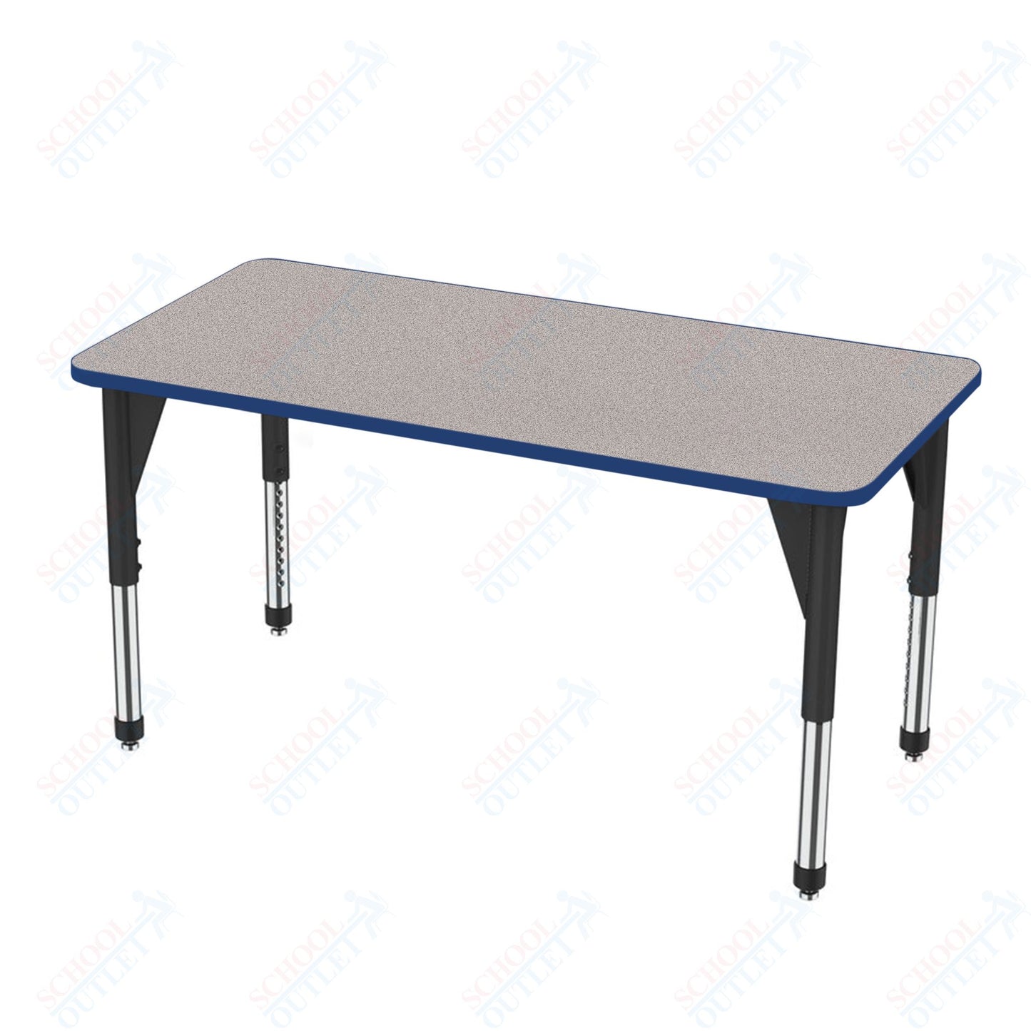 Marco Premier Series Rectangle Stand-Up Table 24" x 48" Adjustable Height 32"-42" (43-2226-MA)