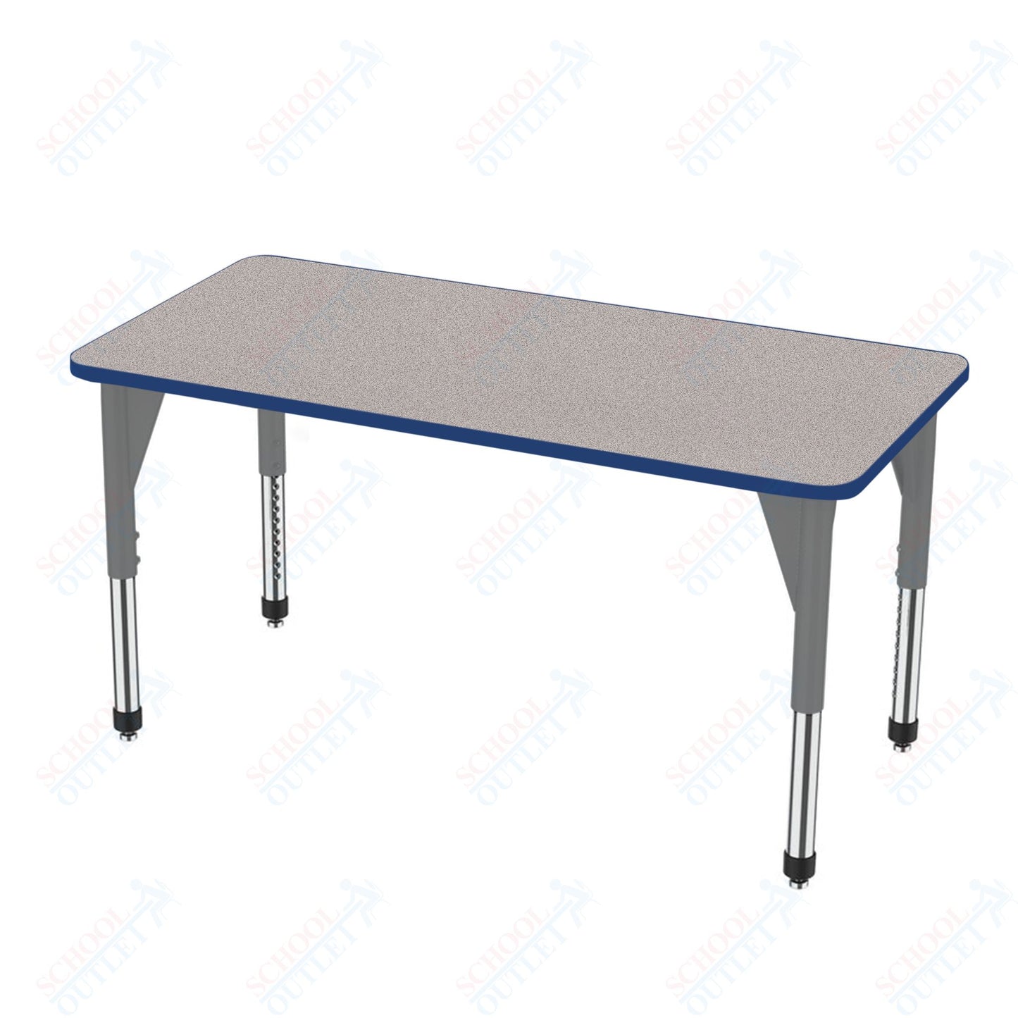 Marco Premier Series Rectangle Stand-Up Table 24" x 48" Adjustable Height 32"-42" (43-2226-MA)