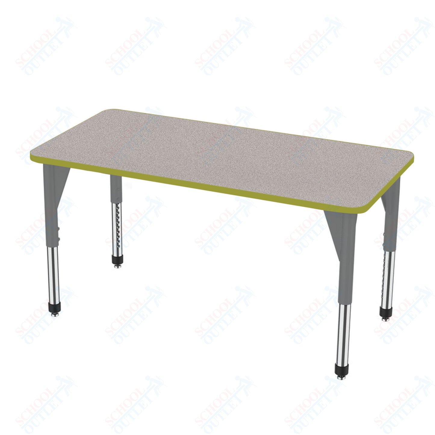 Marco Premier Series Rectangle Stand-Up Table 24" x 48" Adjustable Height 32"-42" (43-2226-MA)
