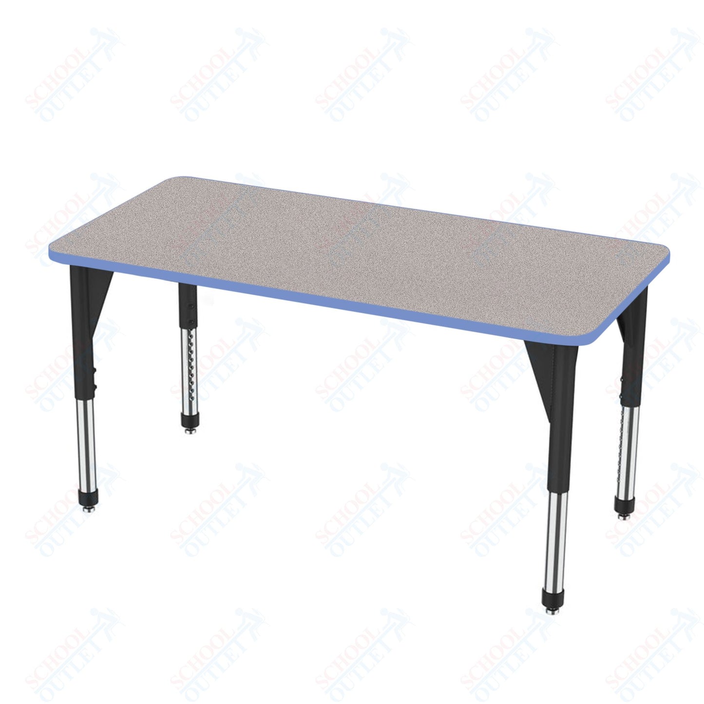 Marco Premier Series Rectangle Stand-Up Table 24" x 48" Adjustable Height 32"-42" (43-2226-MA)