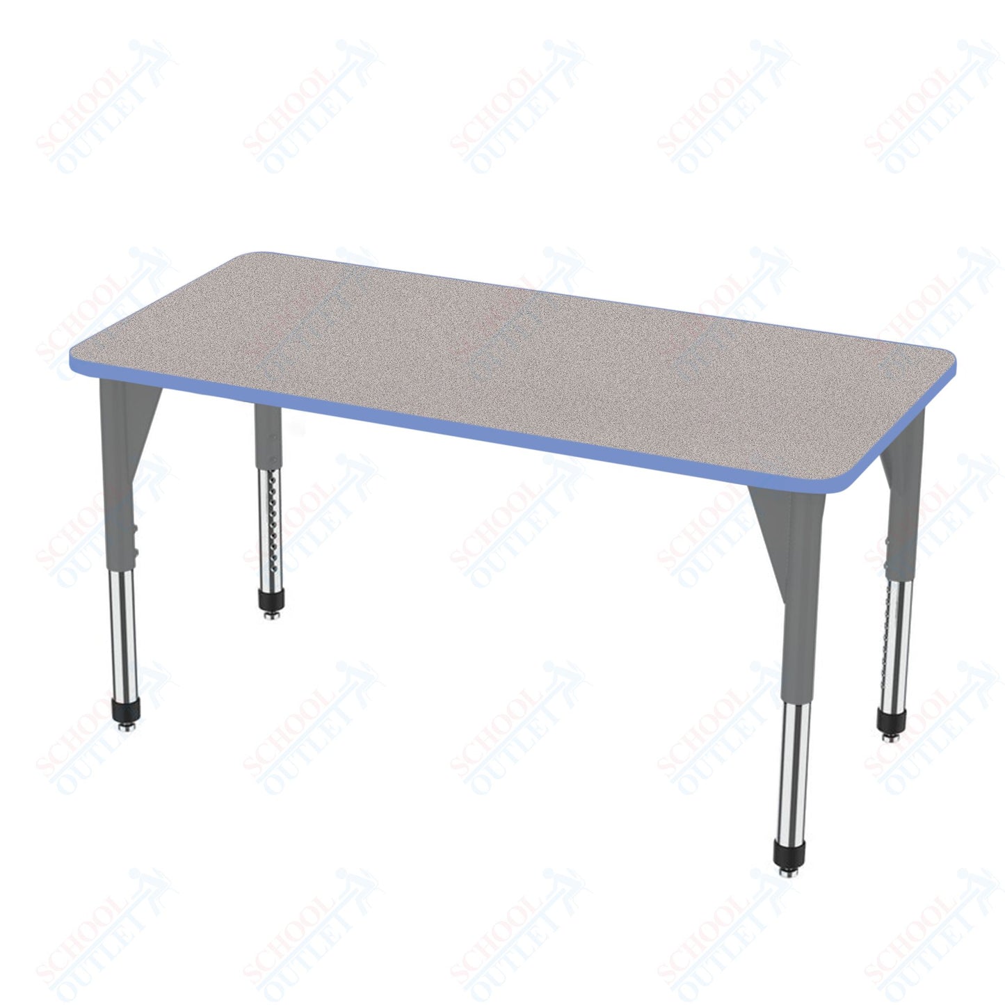 Marco Premier Series Rectangle Stand-Up Table 24" x 48" Adjustable Height 32"-42" (43-2226-MA)