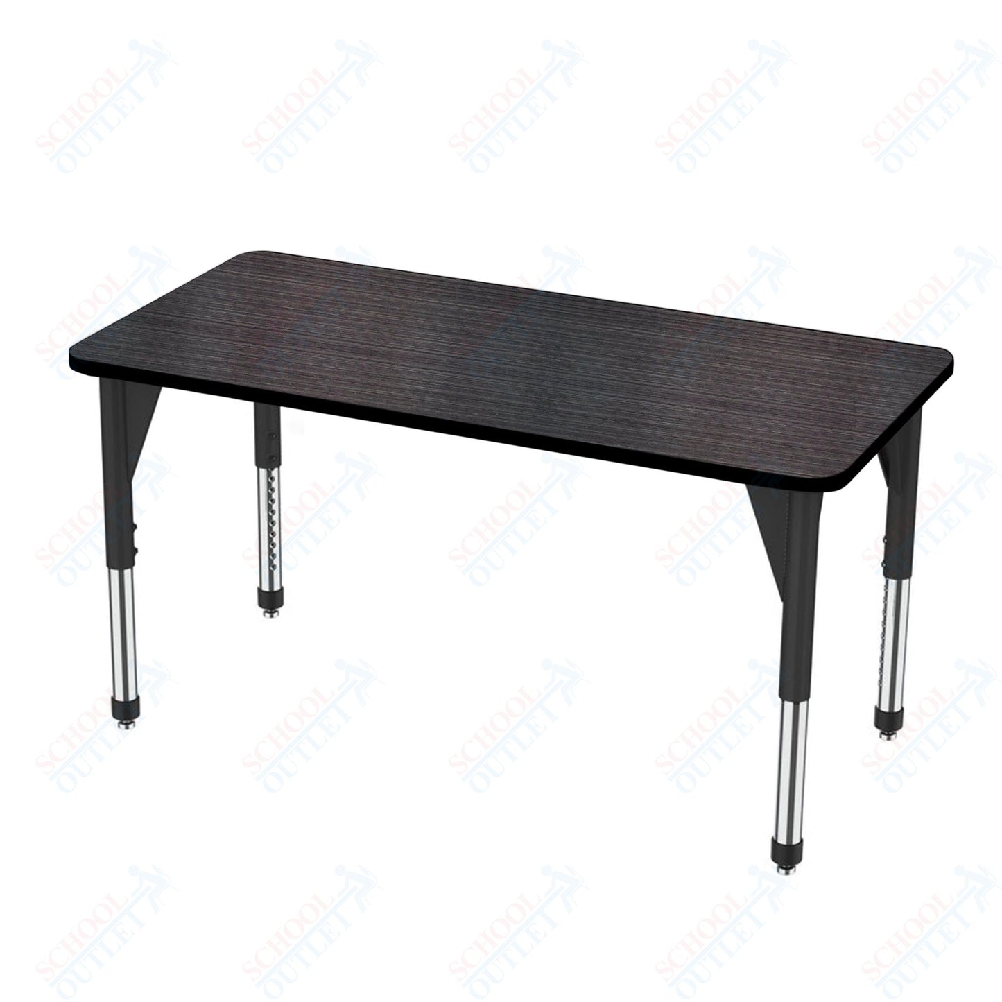 Marco Premier Series Rectangle Stand-Up Table 24" x 48" Adjustable Height 32"-42" (43-2226-MA)