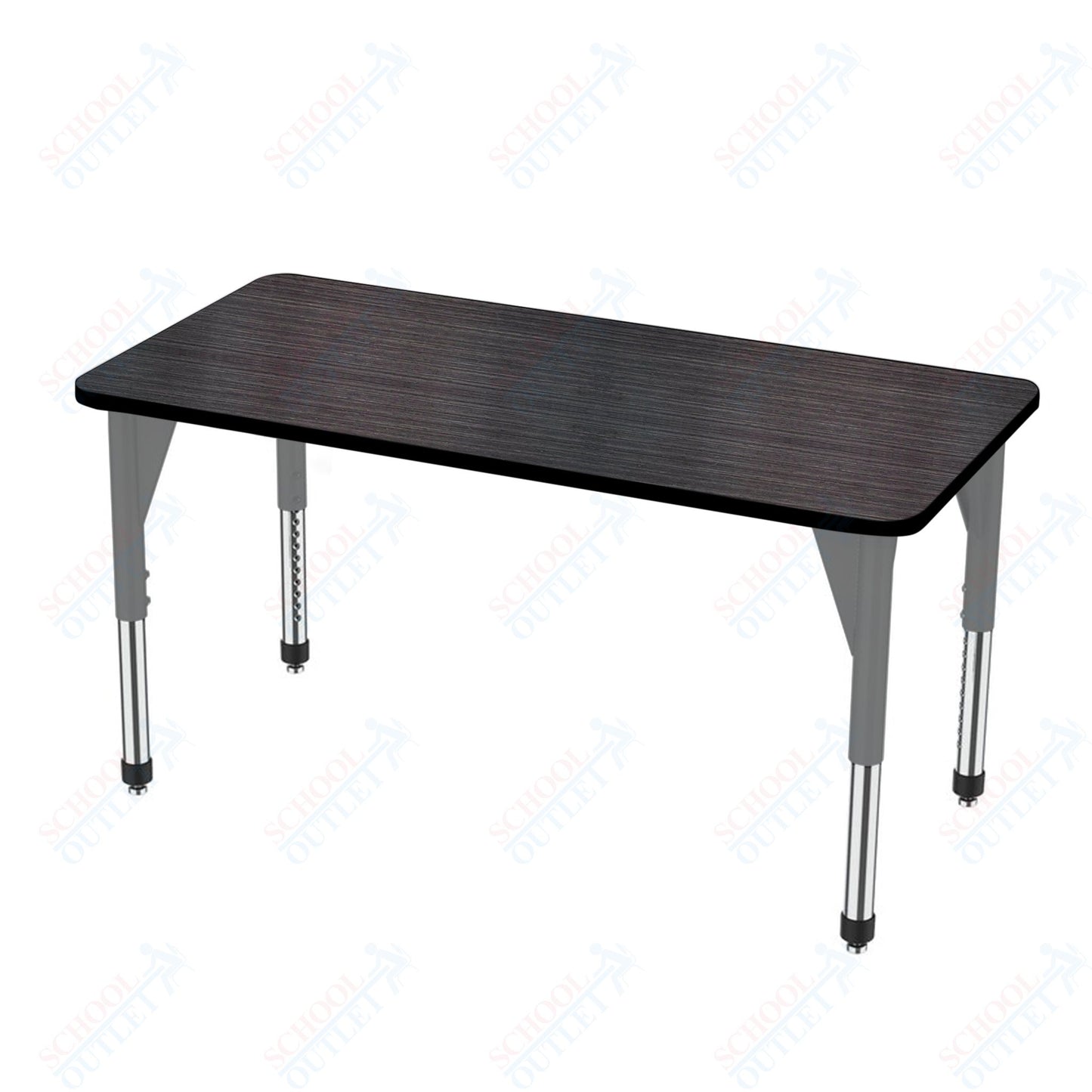 Marco Premier Series Rectangle Stand-Up Table 24" x 48" Adjustable Height 32"-42" (43-2226-MA)