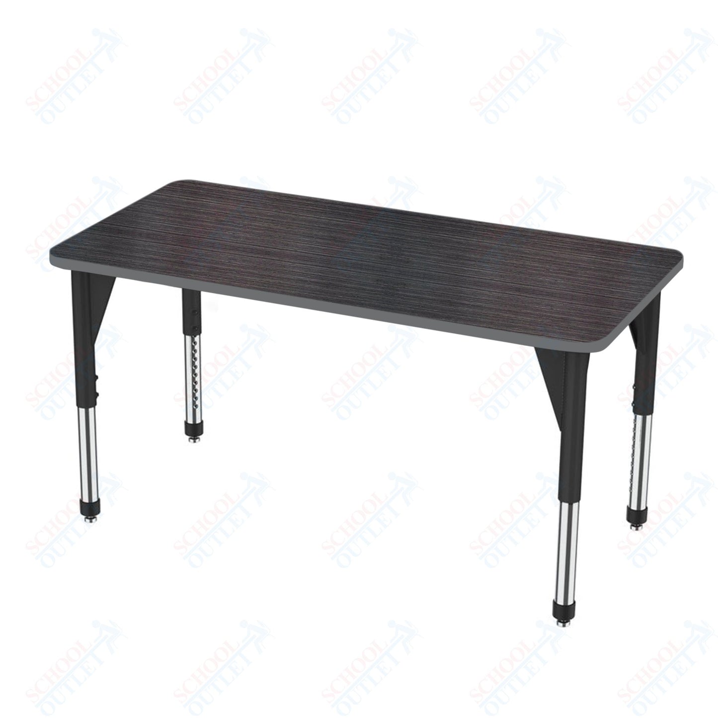 Marco Premier Series Rectangle Stand-Up Table 24" x 48" Adjustable Height 32"-42" (43-2226-MA)