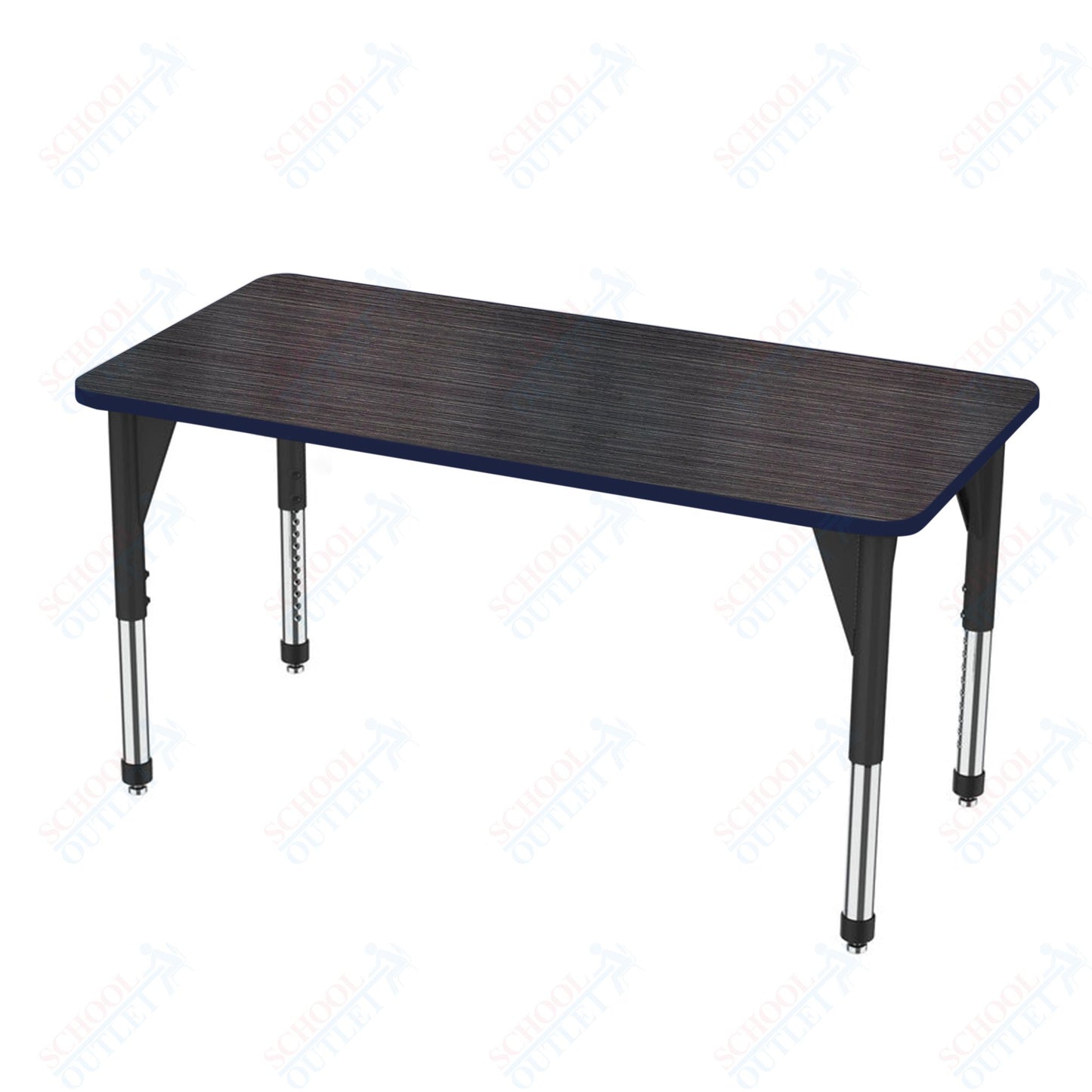 Marco Premier Series Rectangle Stand-Up Table 24" x 48" Adjustable Height 32"-42" (43-2226-MA)