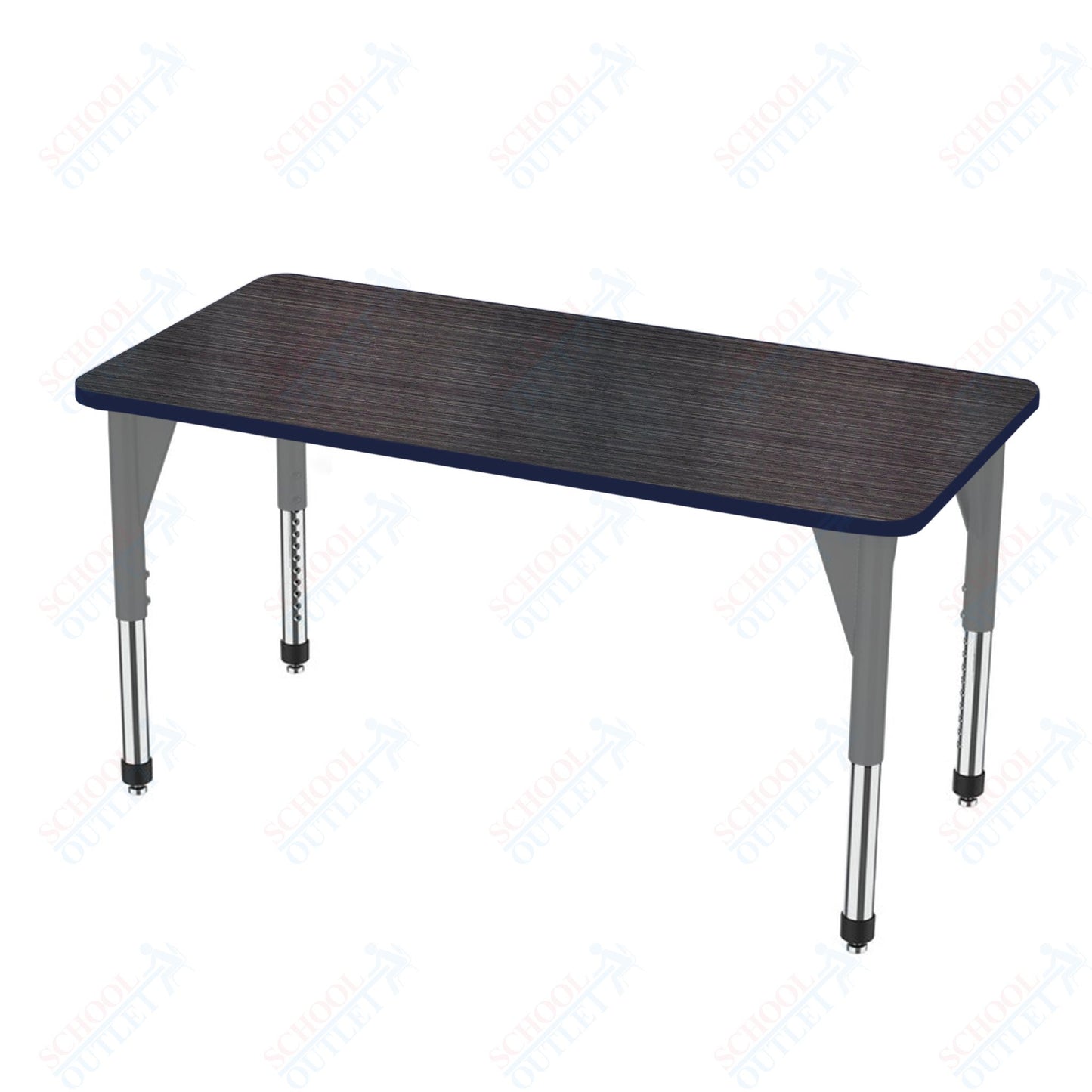 Marco Premier Series Rectangle Stand-Up Table 24" x 48" Adjustable Height 32"-42" (43-2226-MA)