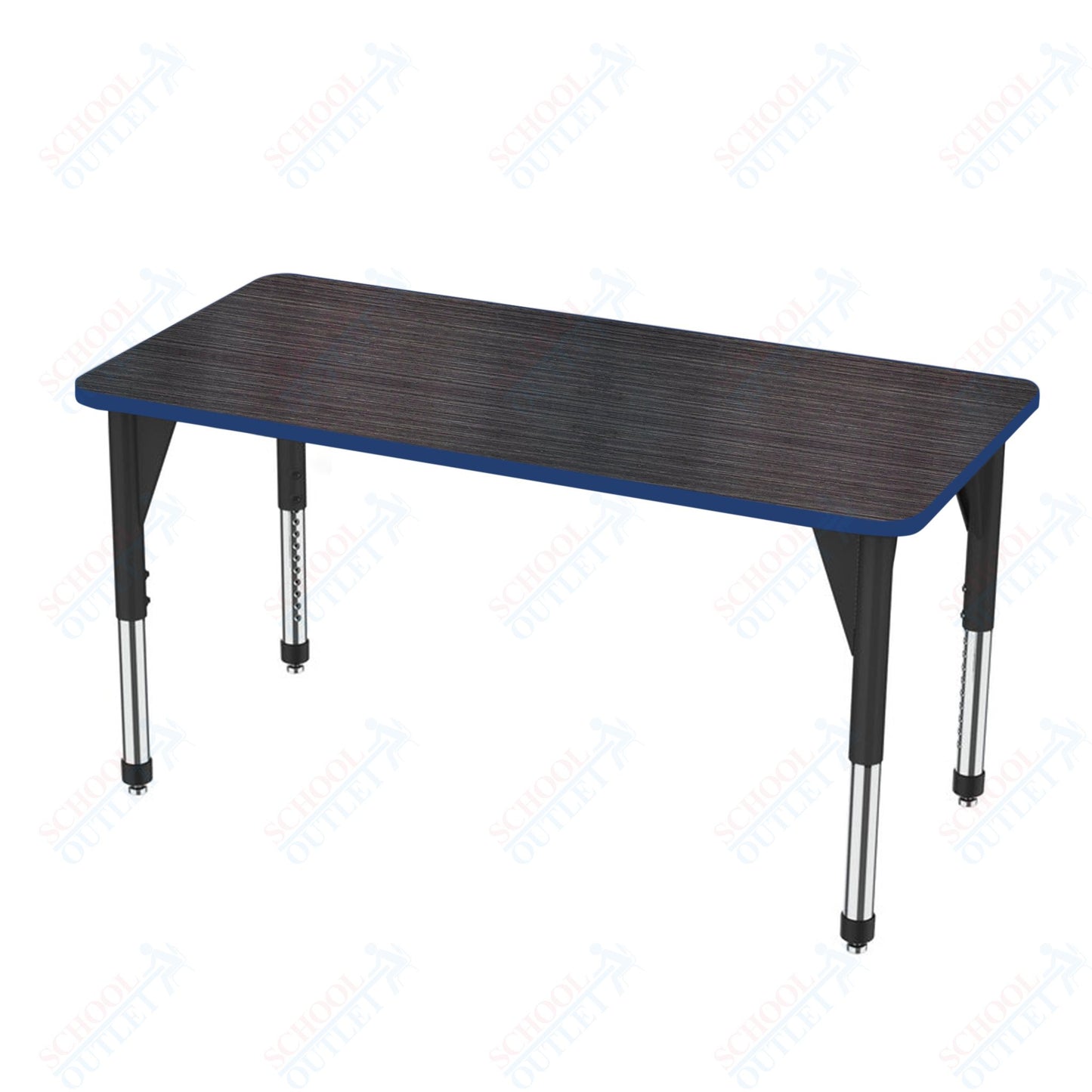 Marco Premier Series Rectangle Stand-Up Table 24" x 48" Adjustable Height 32"-42" (43-2226-MA)