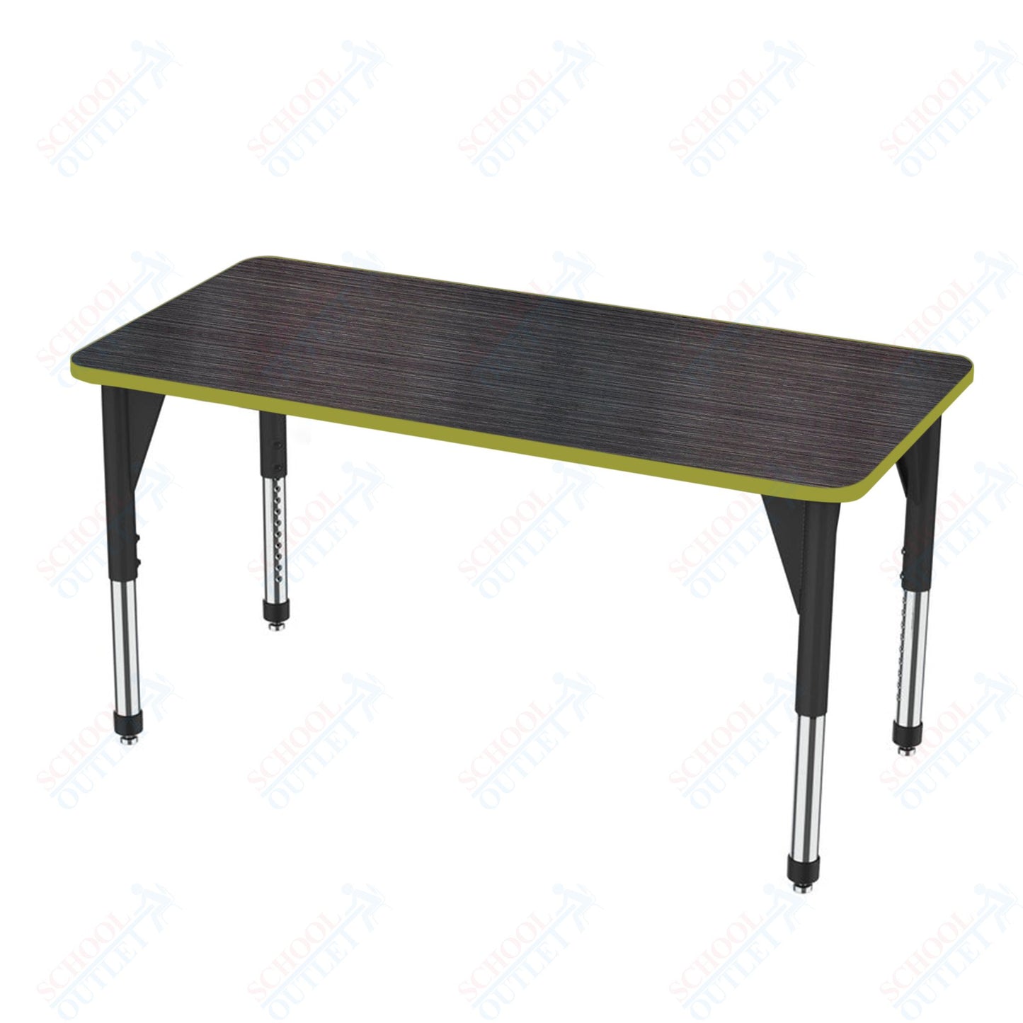 Marco Premier Series Rectangle Stand-Up Table 24" x 48" Adjustable Height 32"-42" (43-2226-MA)