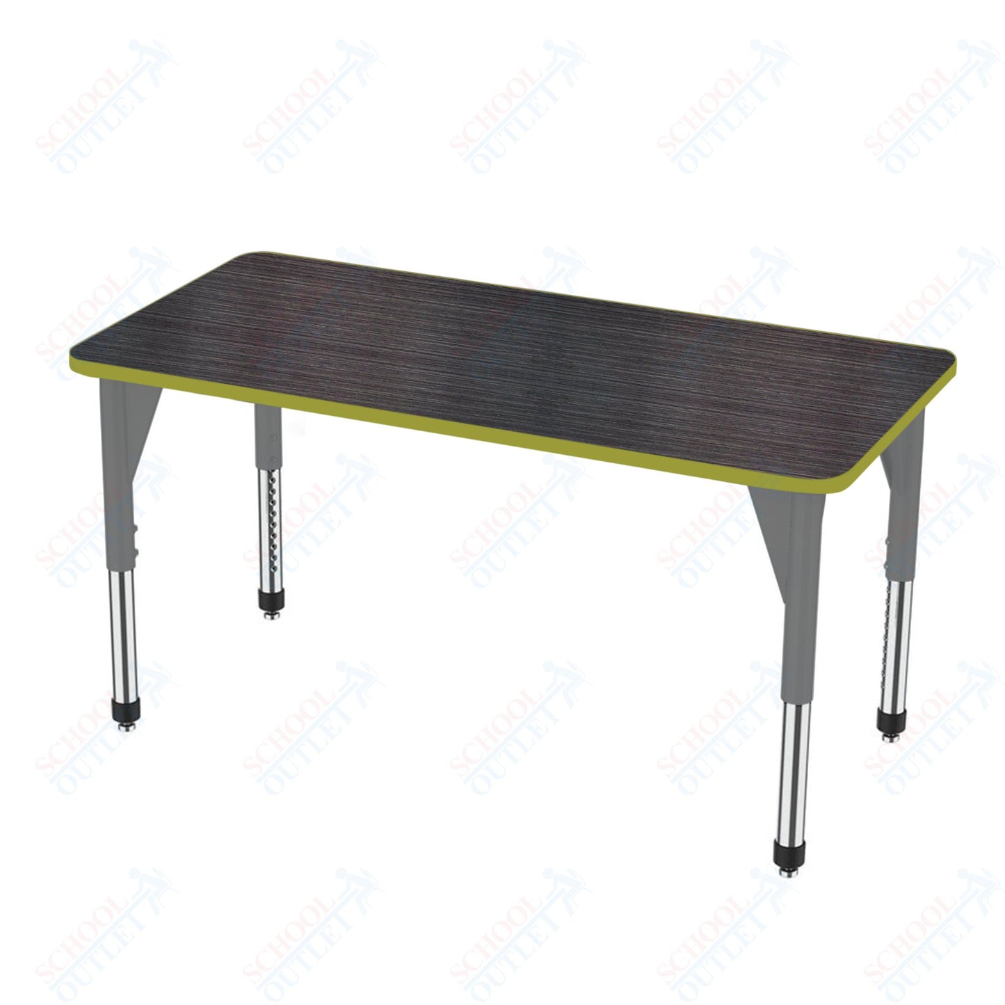 Marco Premier Series Rectangle Stand-Up Table 24" x 48" Adjustable Height 32"-42" (43-2226-MA)