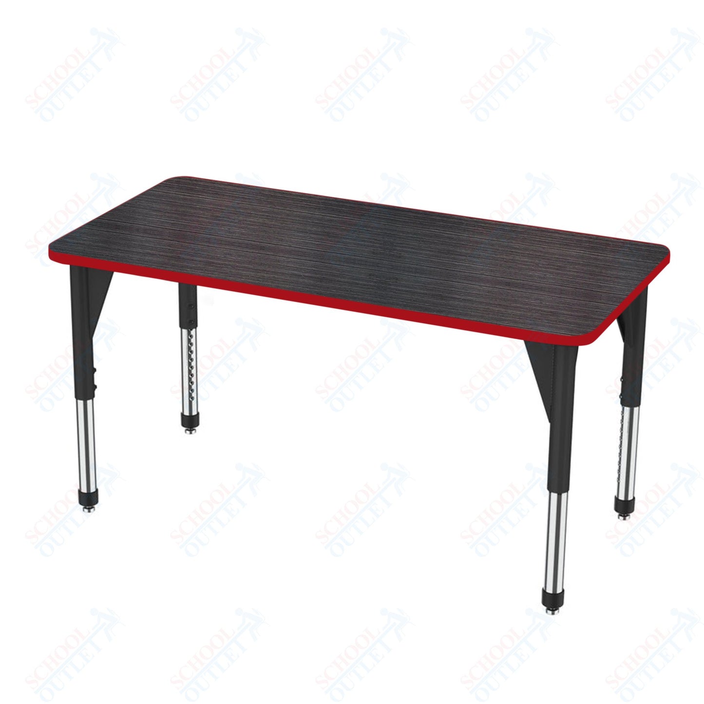 Marco Premier Series Rectangle Stand-Up Table 24" x 48" Adjustable Height 32"-42" (43-2226-MA)