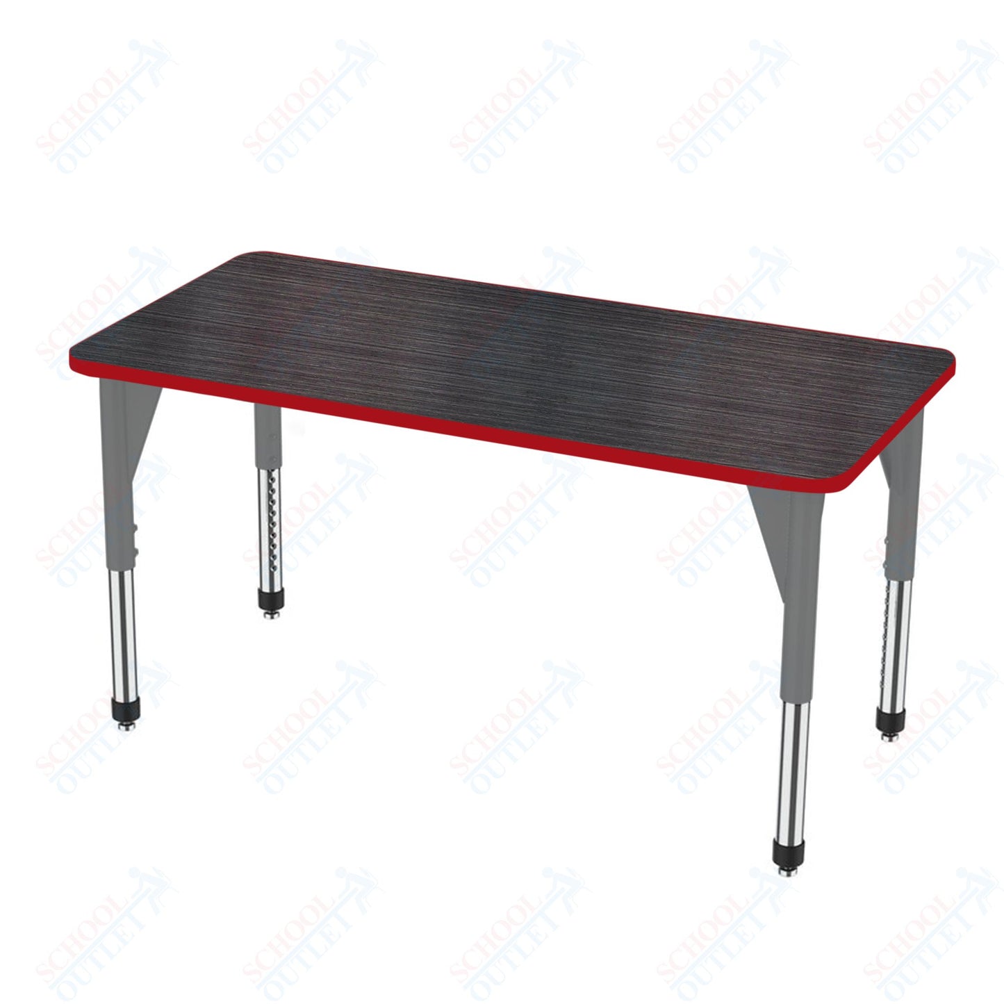 Marco Premier Series Rectangle Stand-Up Table 24" x 48" Adjustable Height 32"-42" (43-2226-MA)