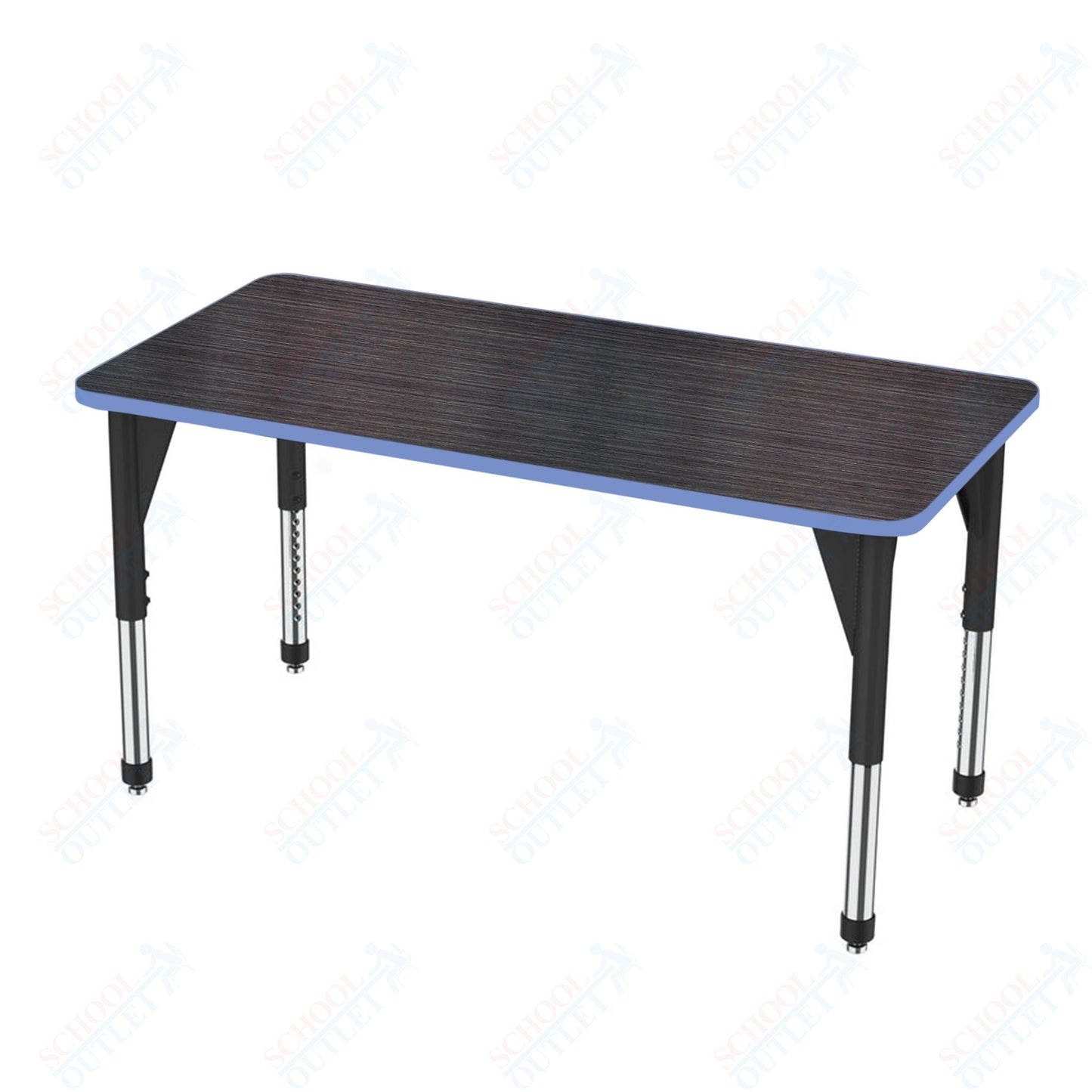 Marco Premier Series Rectangle Stand-Up Table 24" x 48" Adjustable Height 32"-42" (43-2226-MA)