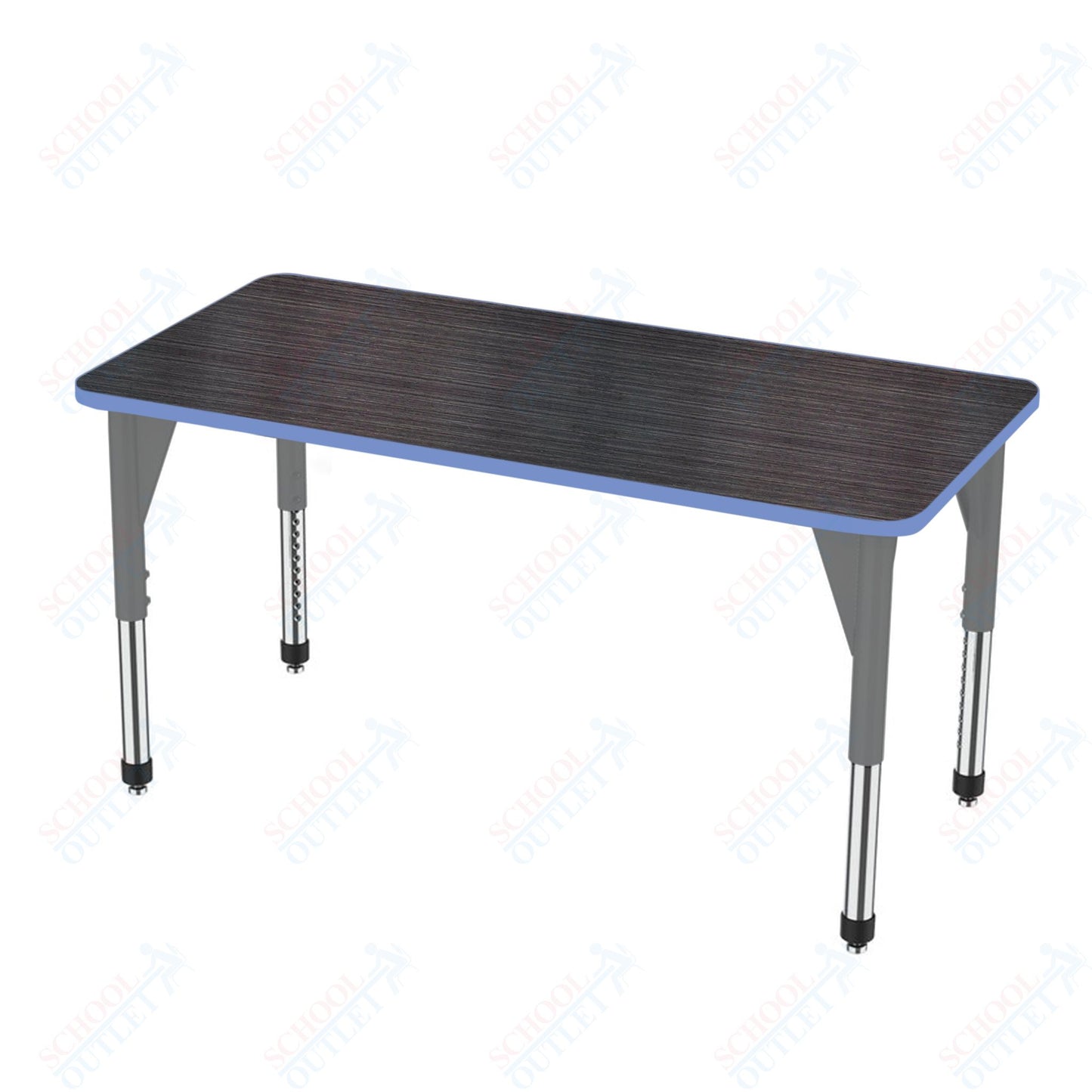 Marco Premier Series Rectangle Stand-Up Table 24" x 48" Adjustable Height 32"-42" (43-2226-MA)