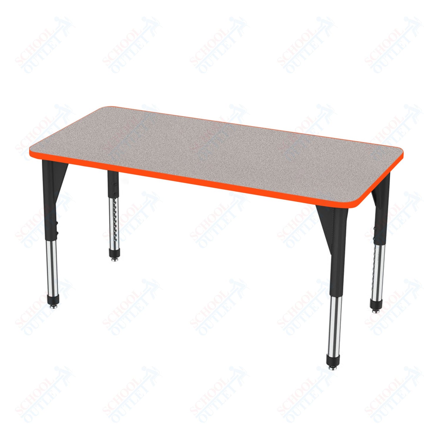 Marco Premier Series Rectangle Stand-Up Table 24" x 48" Adjustable Height 32"-42" (43-2226-MA)