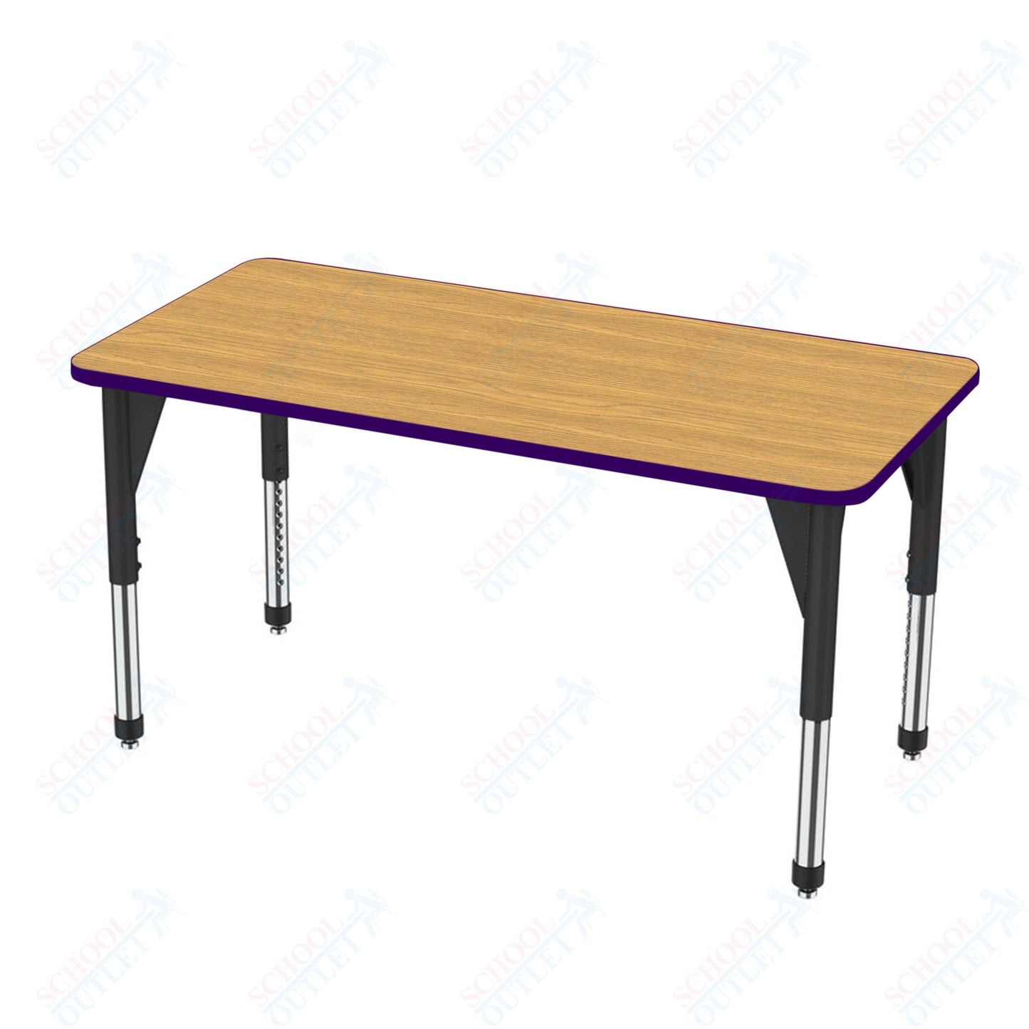 Marco Premier Series Rectangle Stand-Up Table 24" x 48" Adjustable Height 32"-42" (43-2226-MA)