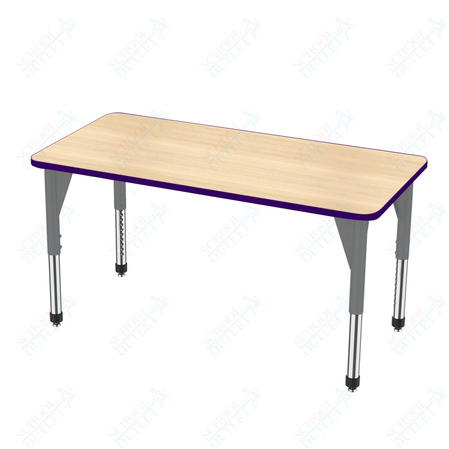 Marco Premier Series Rectangle Stand-Up Table 24" x 48" Adjustable Height 32"-42" (43-2226-MA)