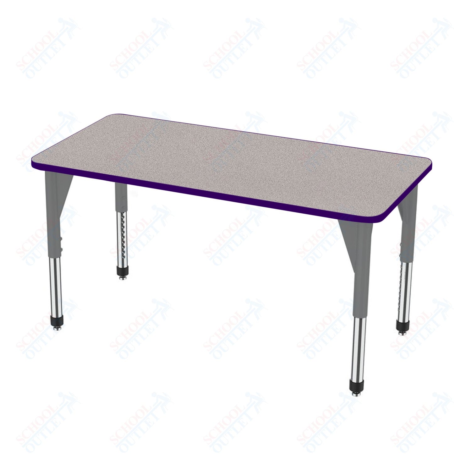Marco Premier Series Rectangle Stand-Up Table 24" x 48" Adjustable Height 32"-42" (43-2226-MA)