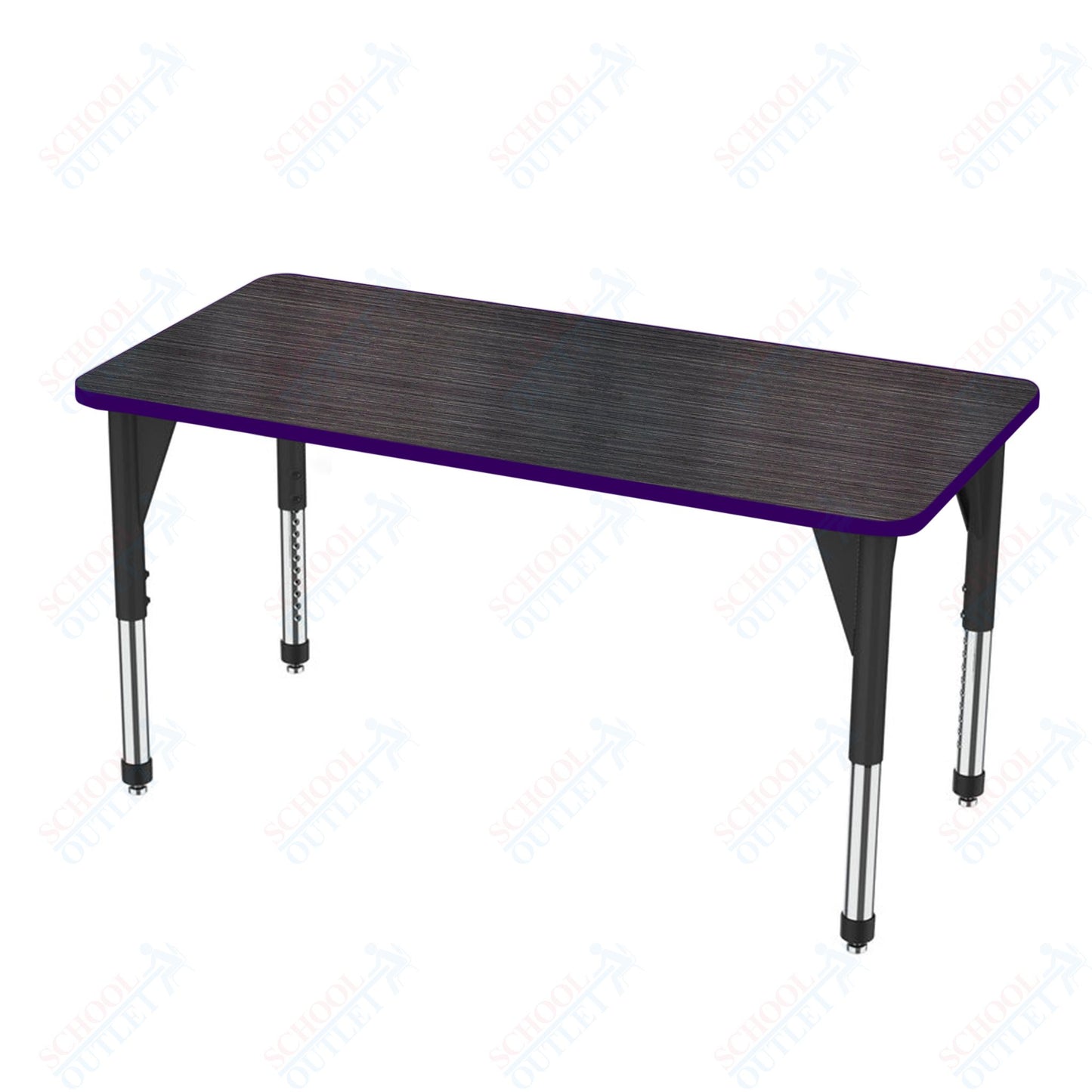 Marco Premier Series Rectangle Stand-Up Table 24" x 48" Adjustable Height 32"-42" (43-2226-MA)