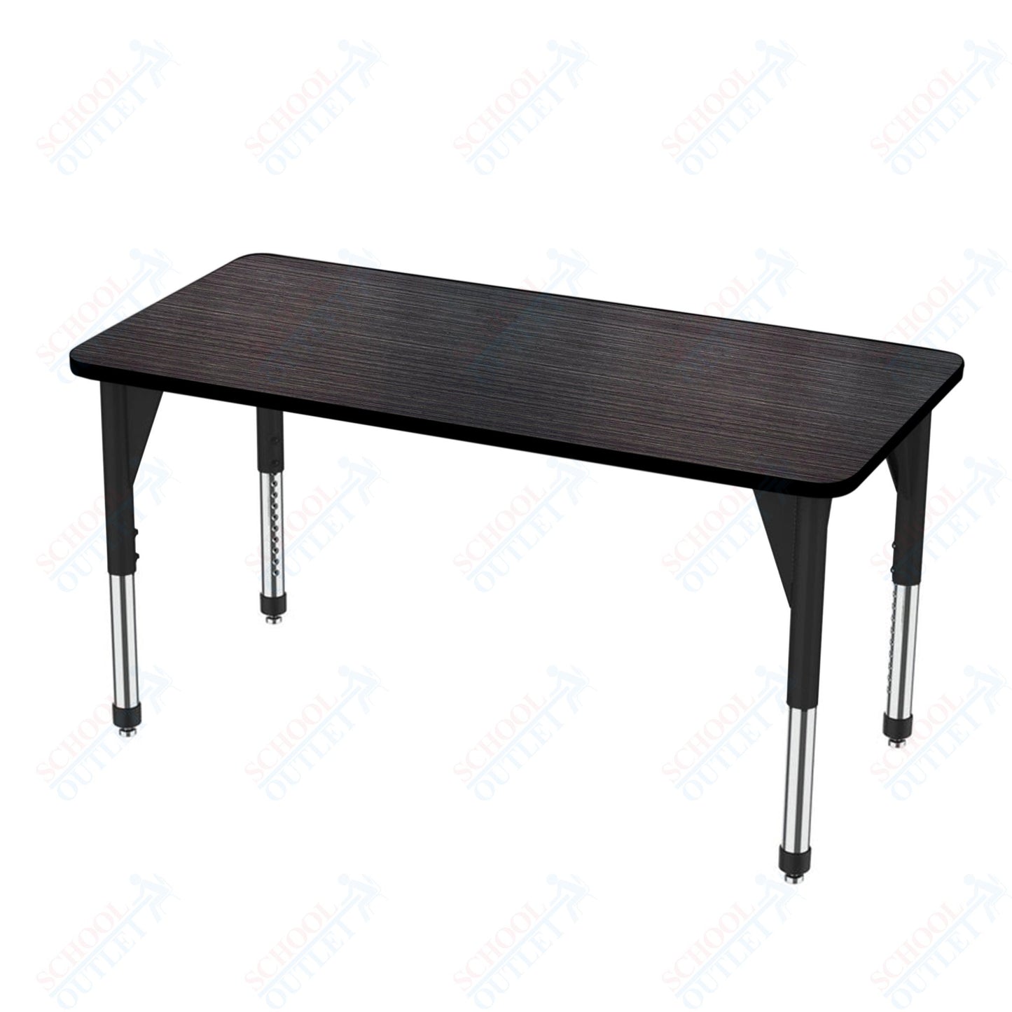 Marco Premier Series Rectangle Activity Table 24" x 48" Adjustable Height 21"-31" (43-2226-MB)
