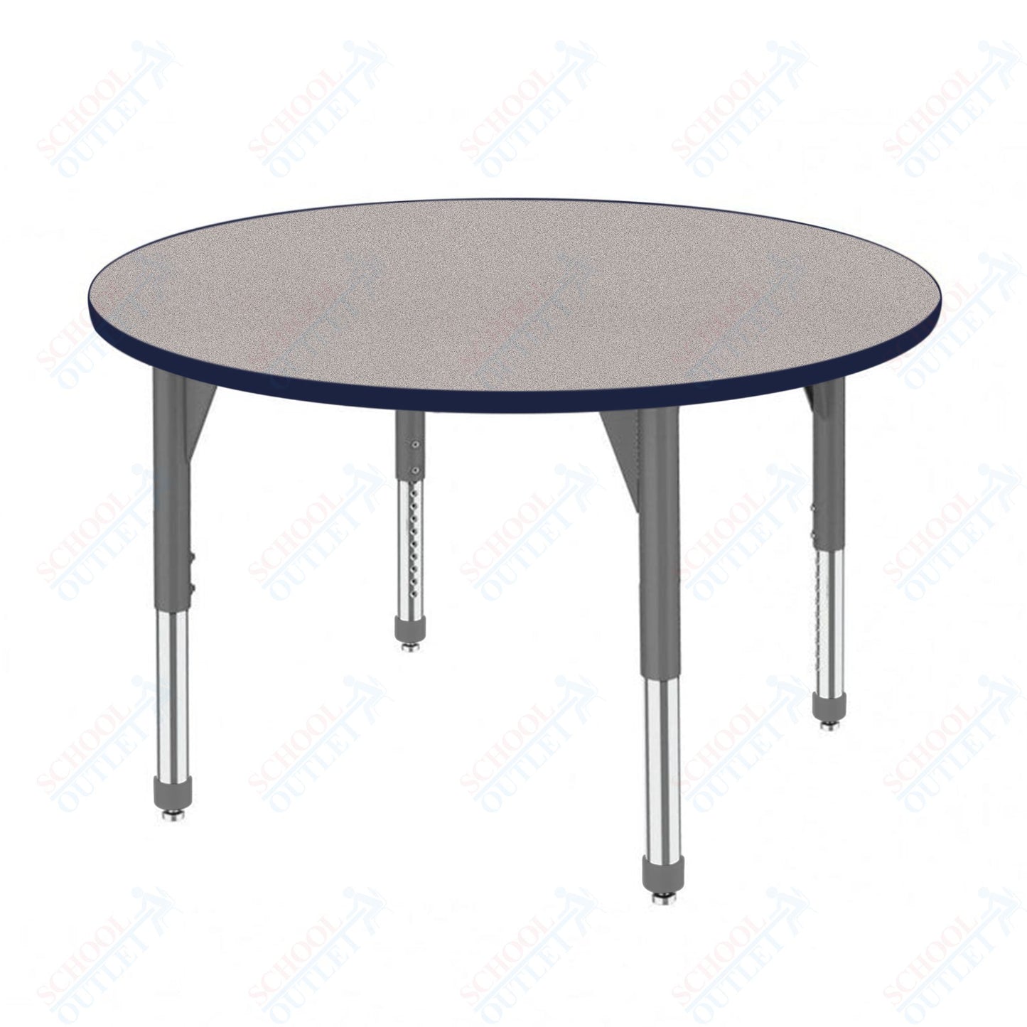 Marco Premier Series 42" Round Stand-Up Table Adjustable Height 32"-42" (43-2245-MA)